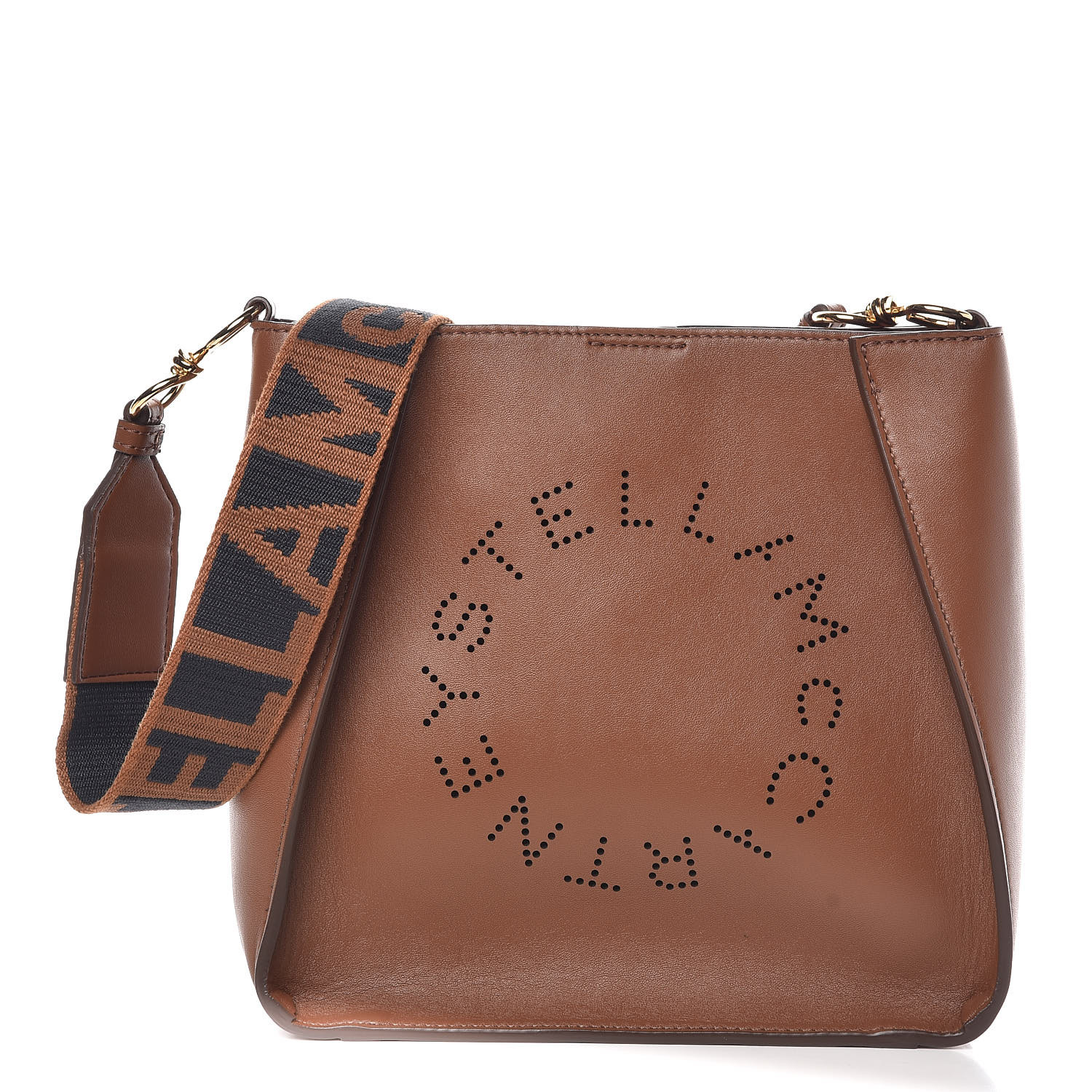 STELLA MCCARTNEY Eco Alter Nappa Perforated Logo Mini Crossbody ...