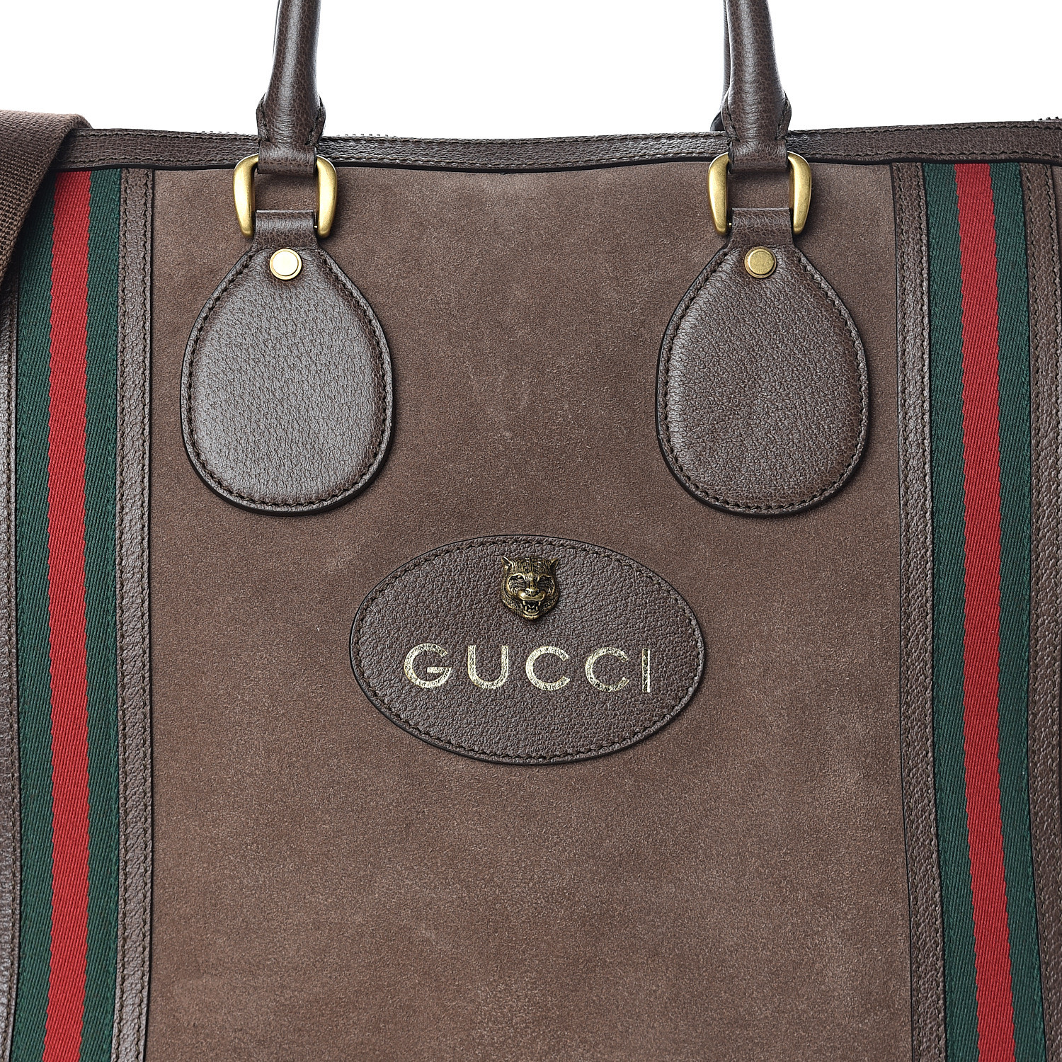 brown gucci duffle bag