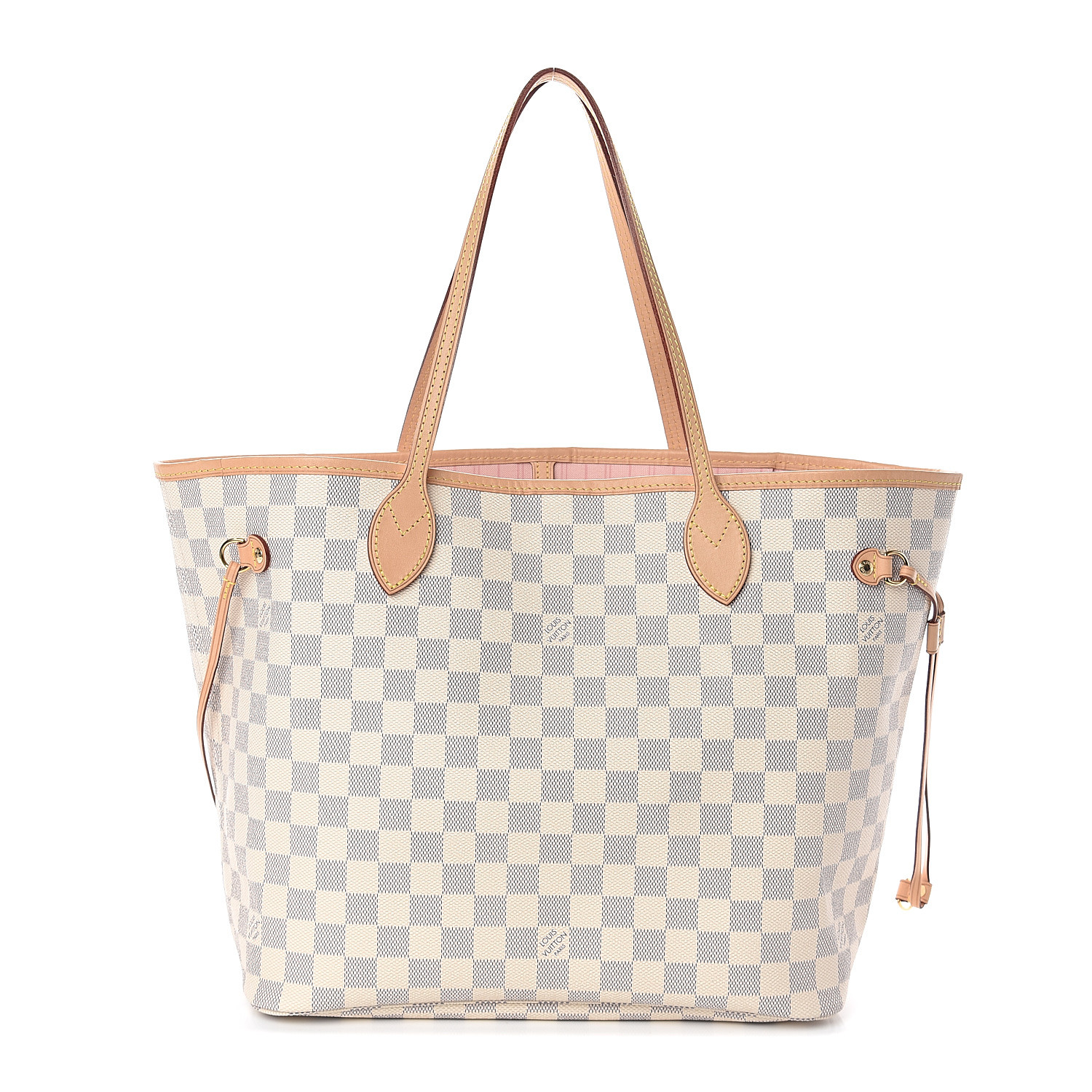 neverfull gm damier azur rose ballerine