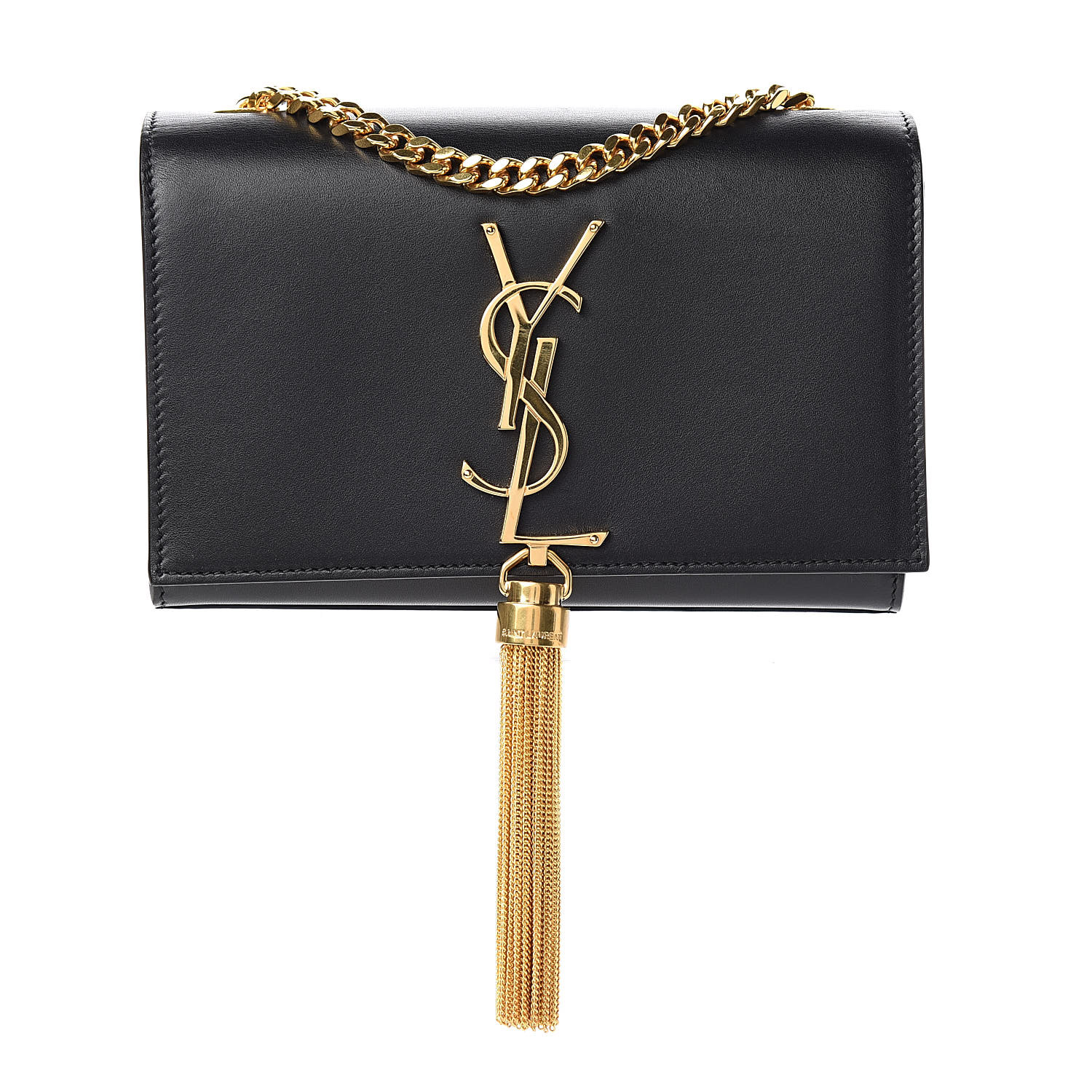 small kate monogram leather chain shoulder bag