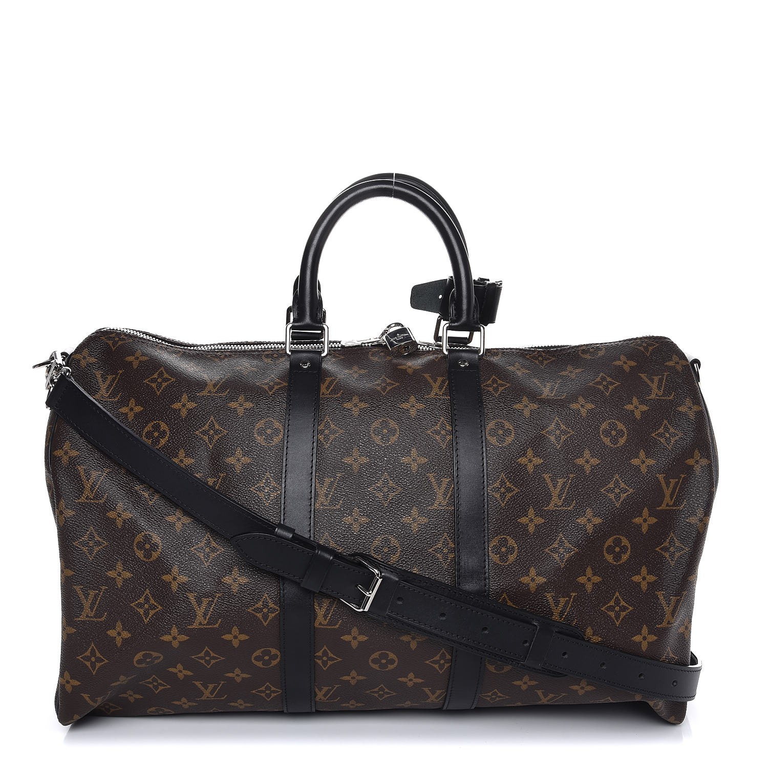 LOUIS VUITTON Monogram Macassar Keepall Bandouliere 45 299401