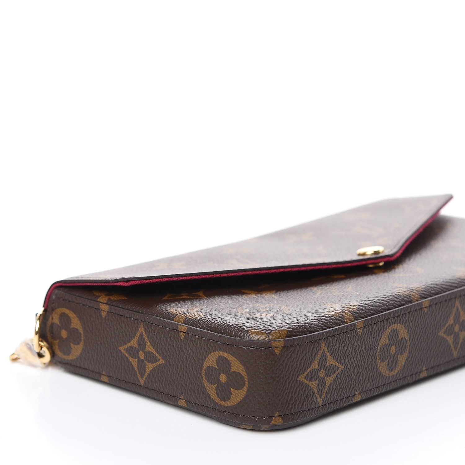 monogram canvas felicie chain wallet bag