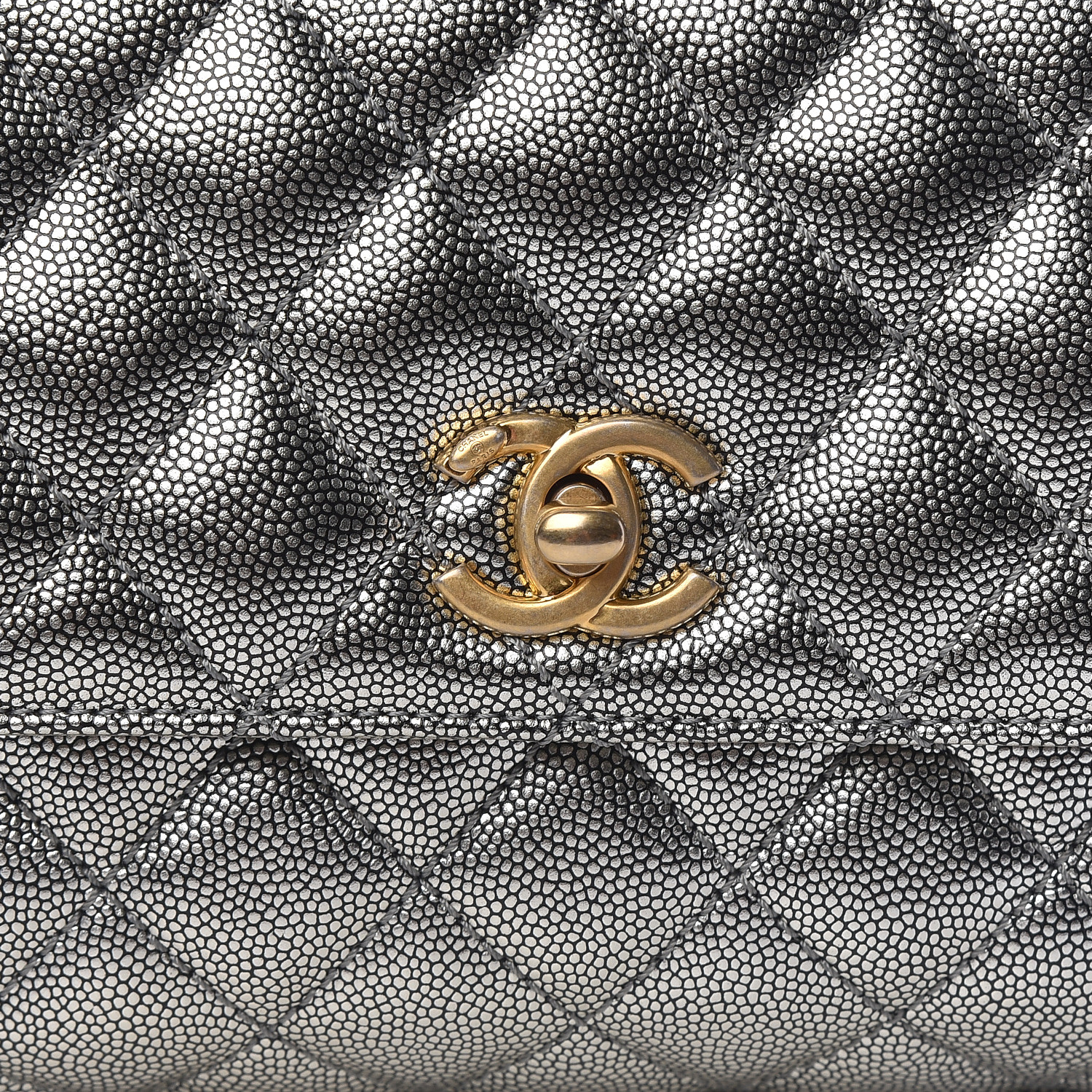 chanel mini flap silver hardware