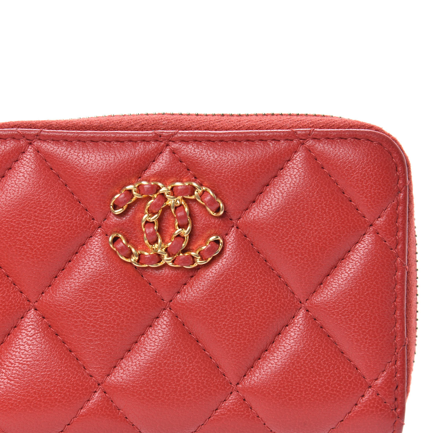 red quilted chanel purse