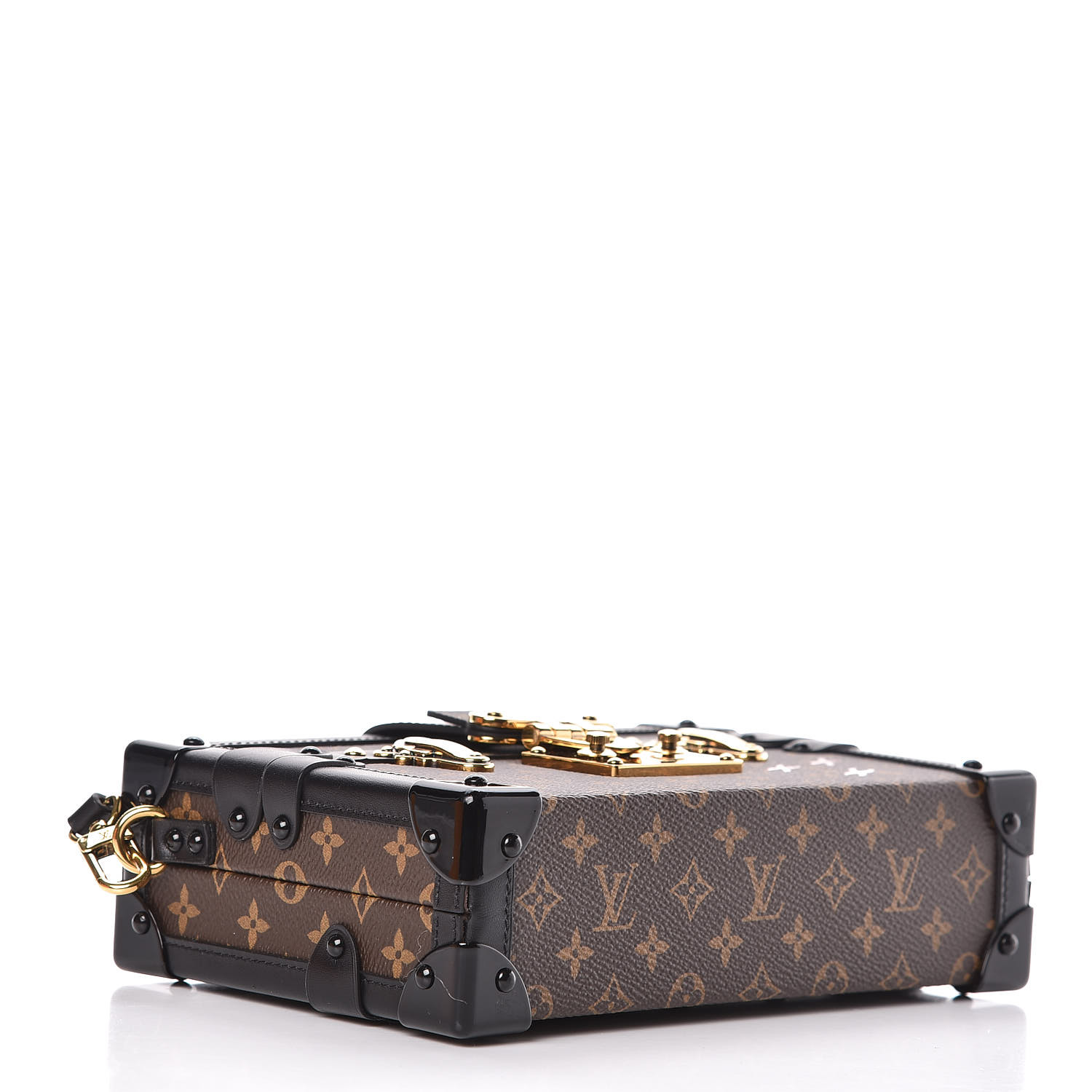 louis vuitton monogram petite malle black