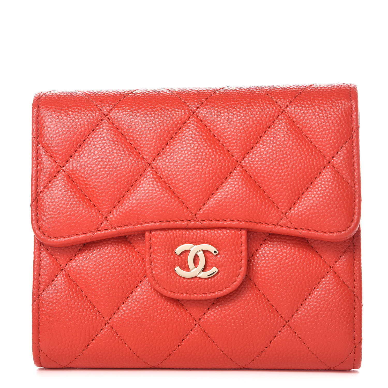 chanel flap wallet caviar