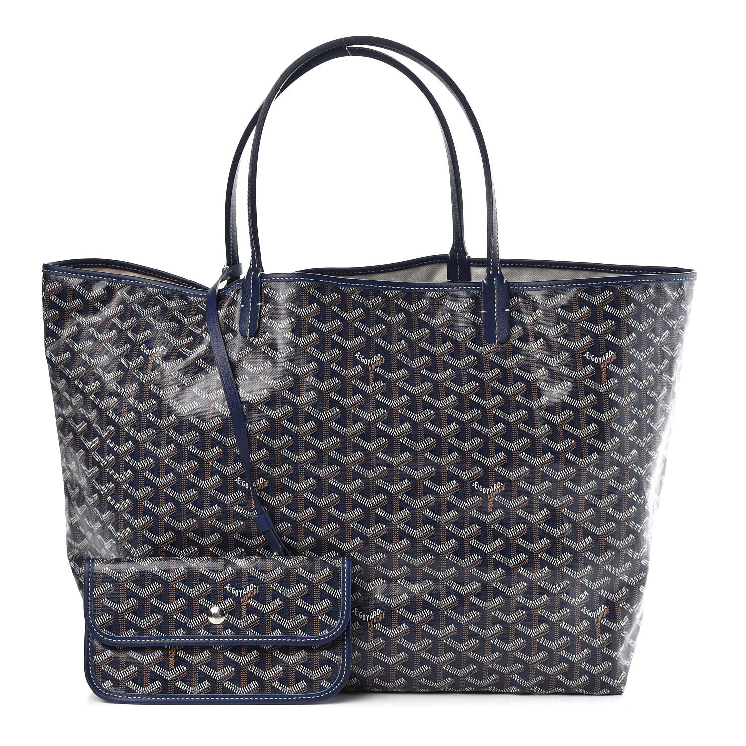 navy blue goyard bag