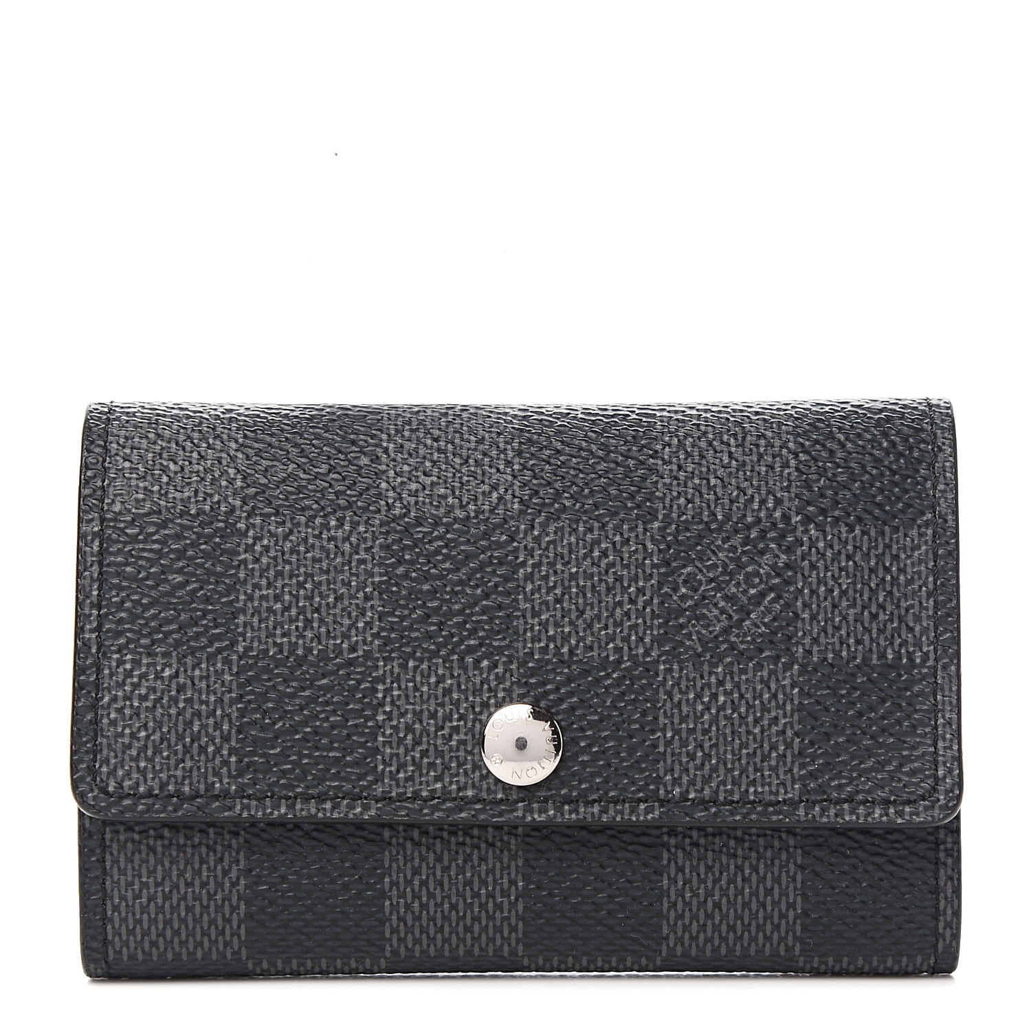 louis vuitton key pouch damier graphite