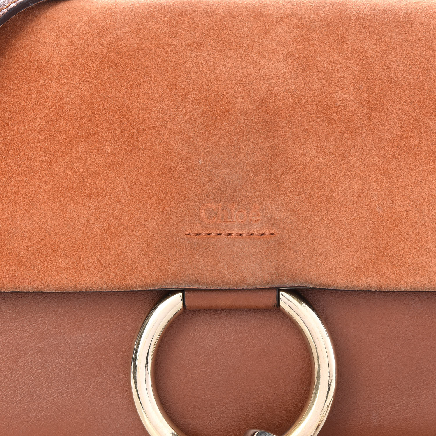 chloe faye bag tobacco