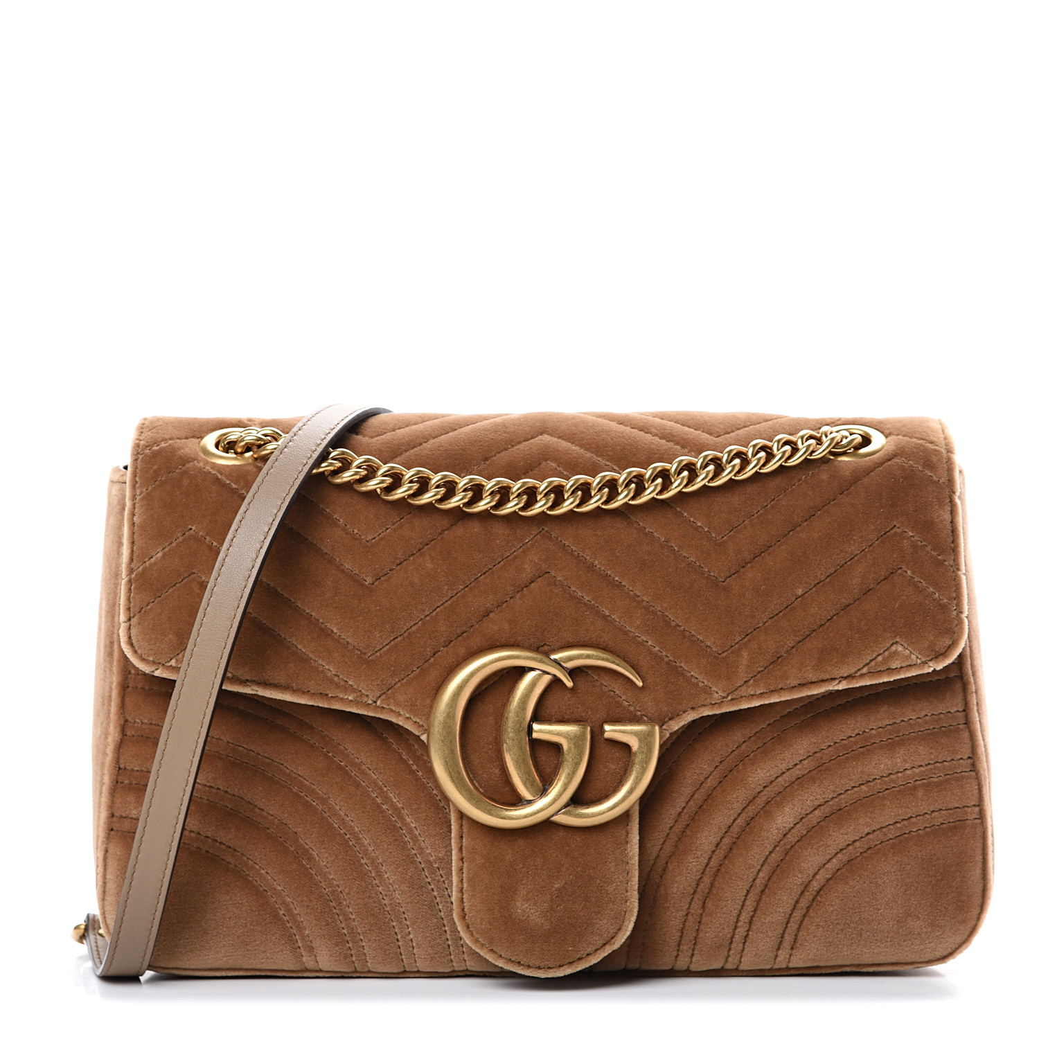 gg marmont medium velvet shoulder bag