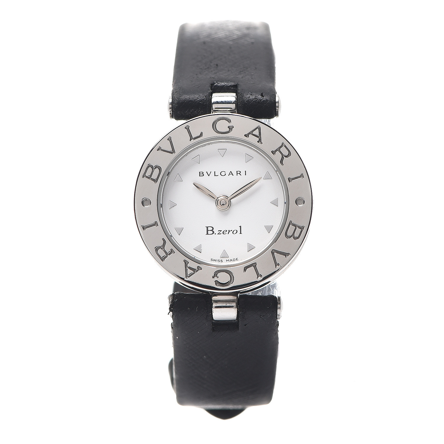 Bulgari Stainless Steel Calfskin 22mm B Zero1 Watch 5546