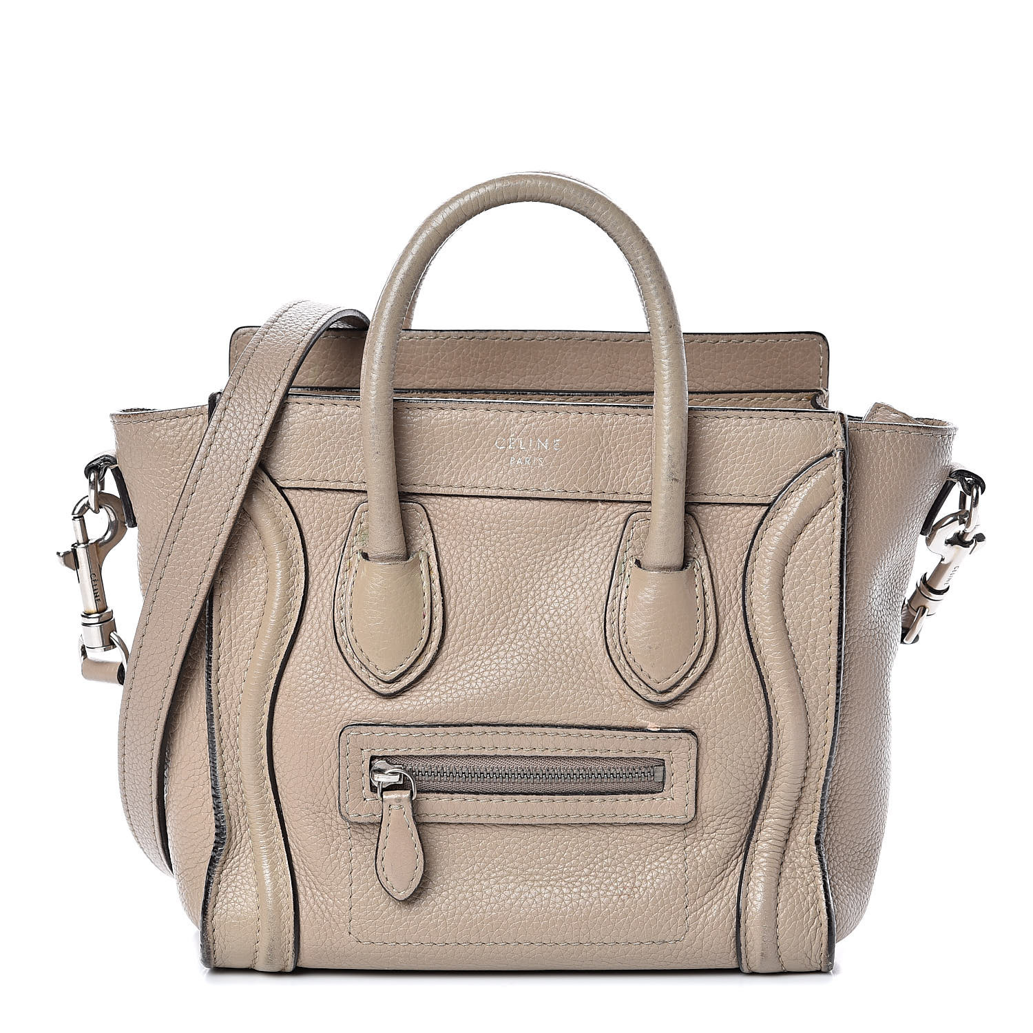 celine nano luggage beige