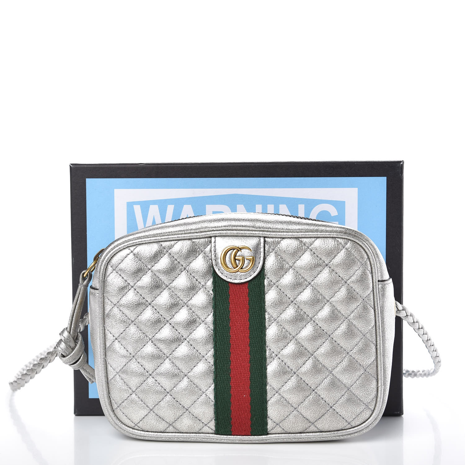 gucci laminated leather mini bag