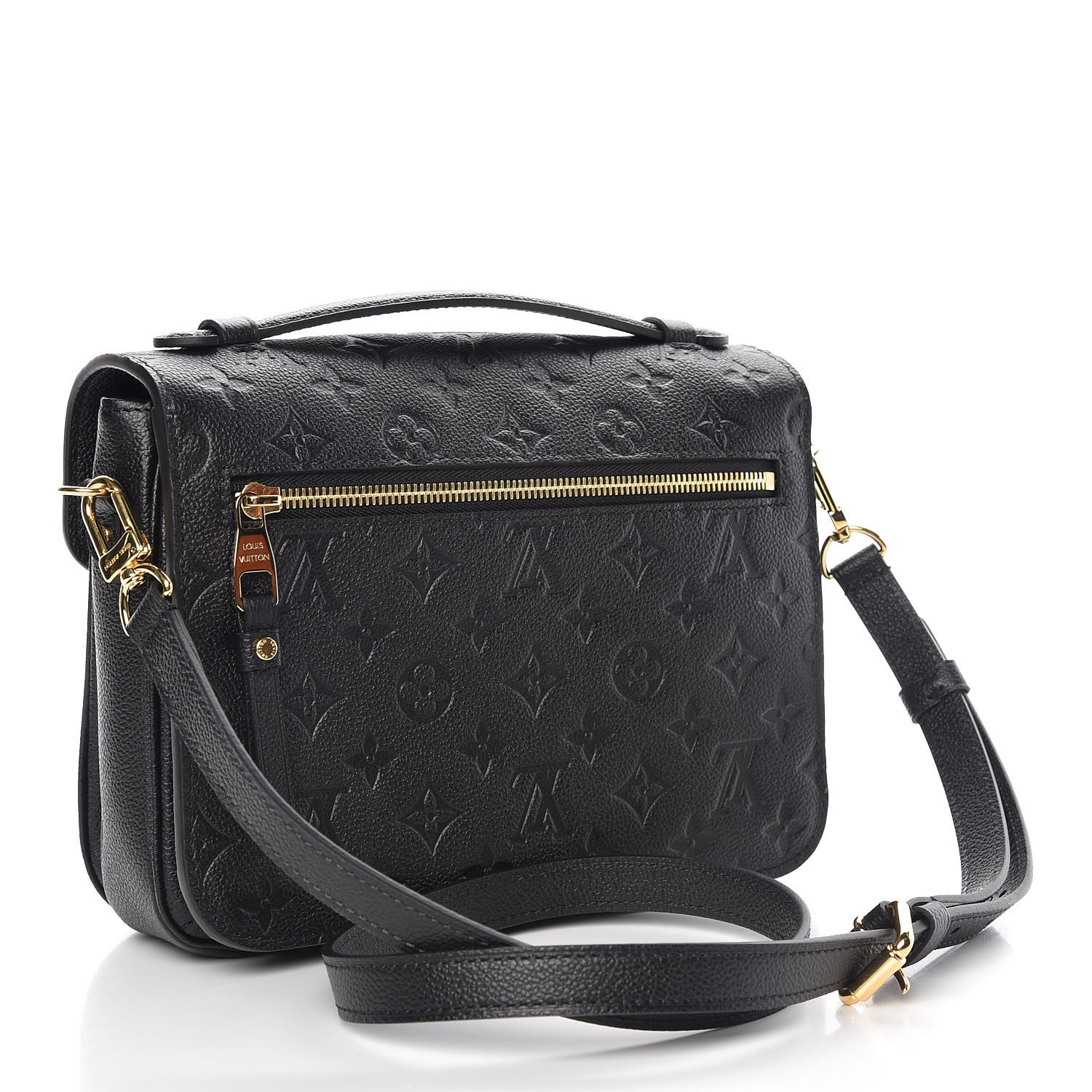 louis vuitton pochette metis empreinte black