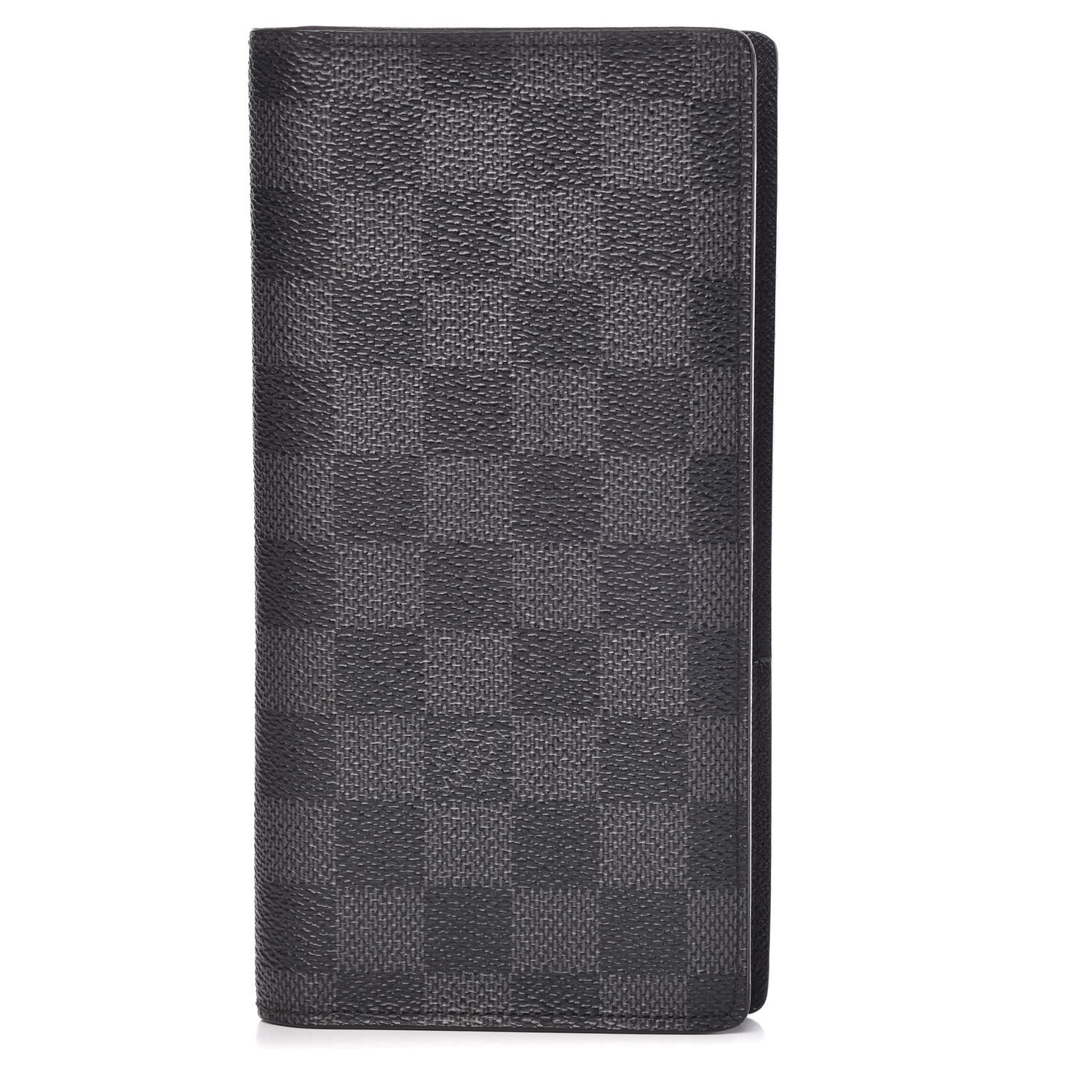 LOUIS VUITTON Damier Graphite Brazza Wallet 338983