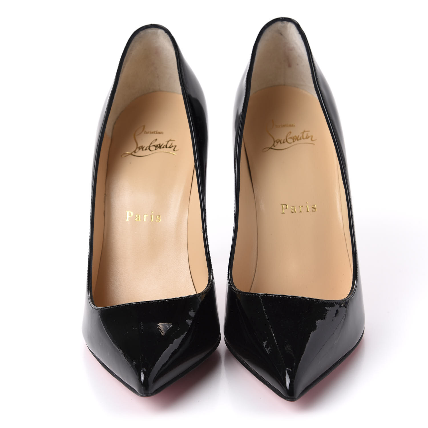 CHRISTIAN LOUBOUTIN Patent So Kate 100 Pumps 36 Black 612431