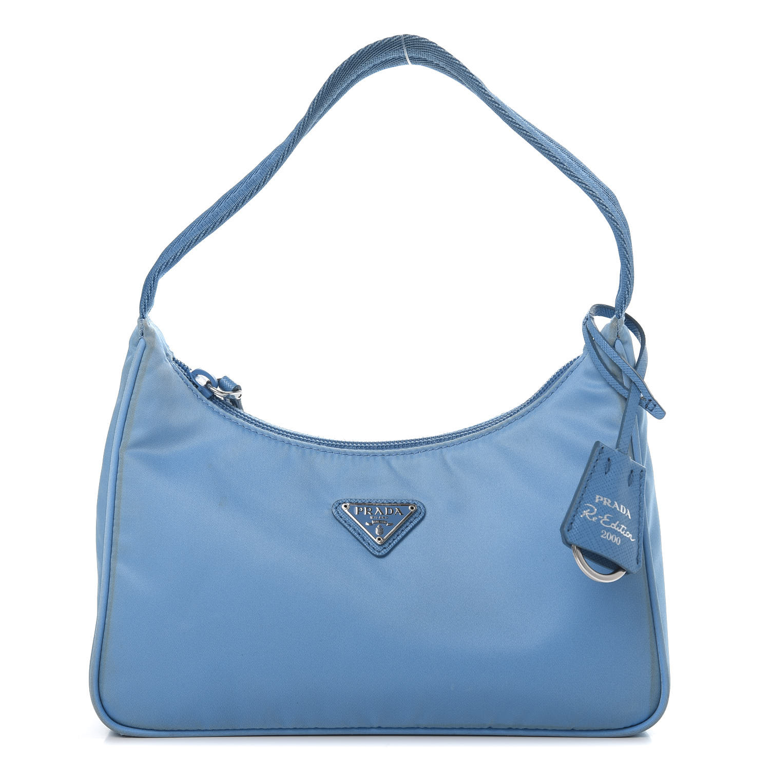 PRADA Tessuto Nylon Mini Re-Edition 2000 Bag Periwinkle Blue 614158