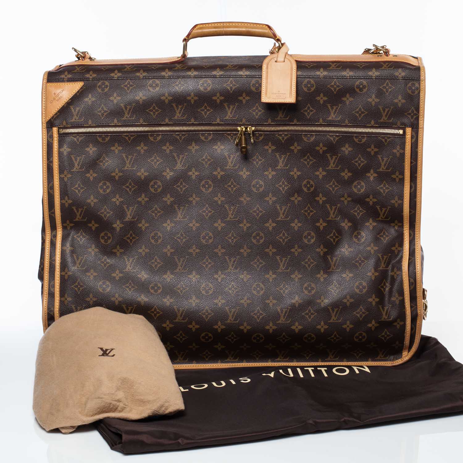 Louis Vuitton Monogram Garment Carrier 4 Hangers 35946