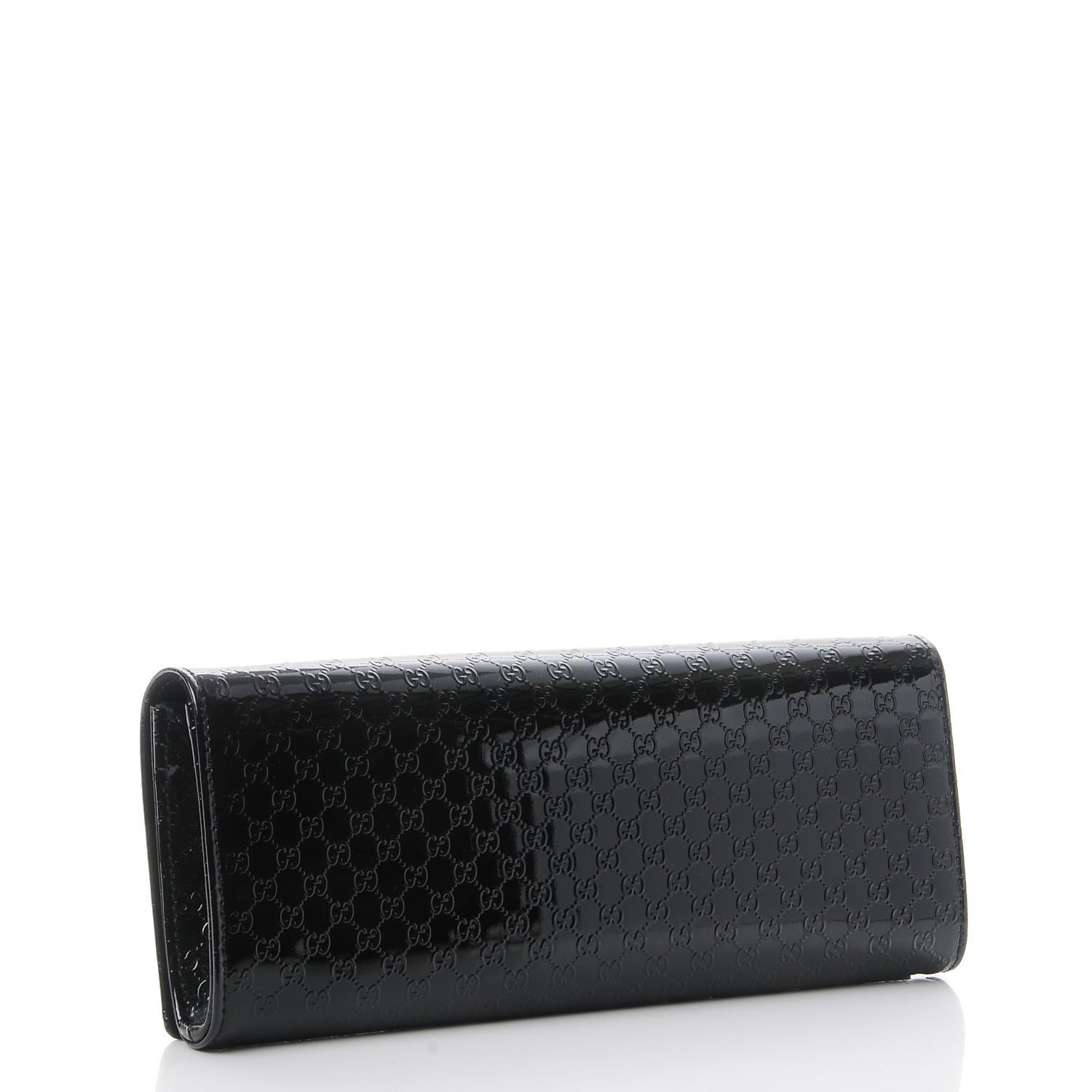 gucci patent clutch