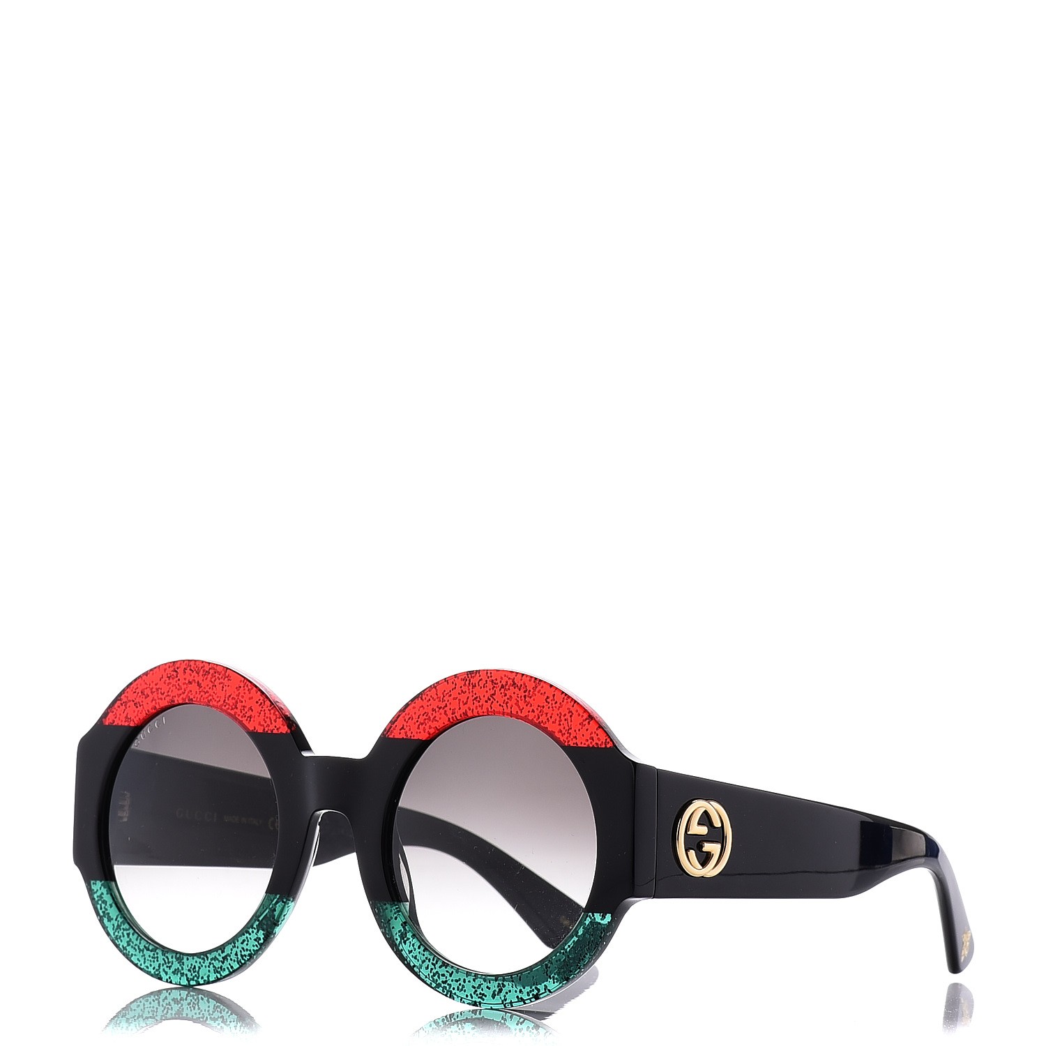 red green gucci sunglasses