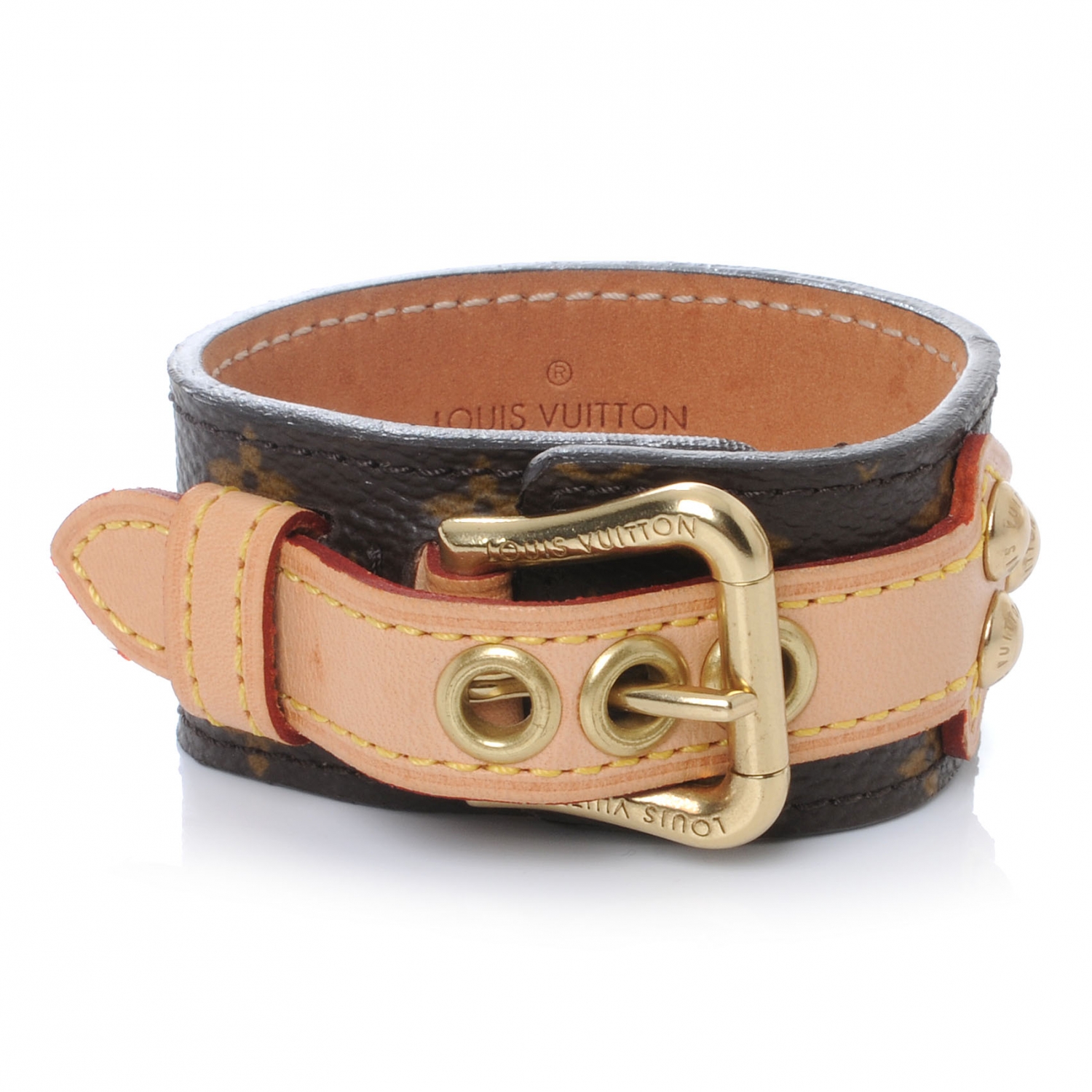 LOUIS VUITTON Monogram Theda Bracelet 44807 | FASHIONPHILE