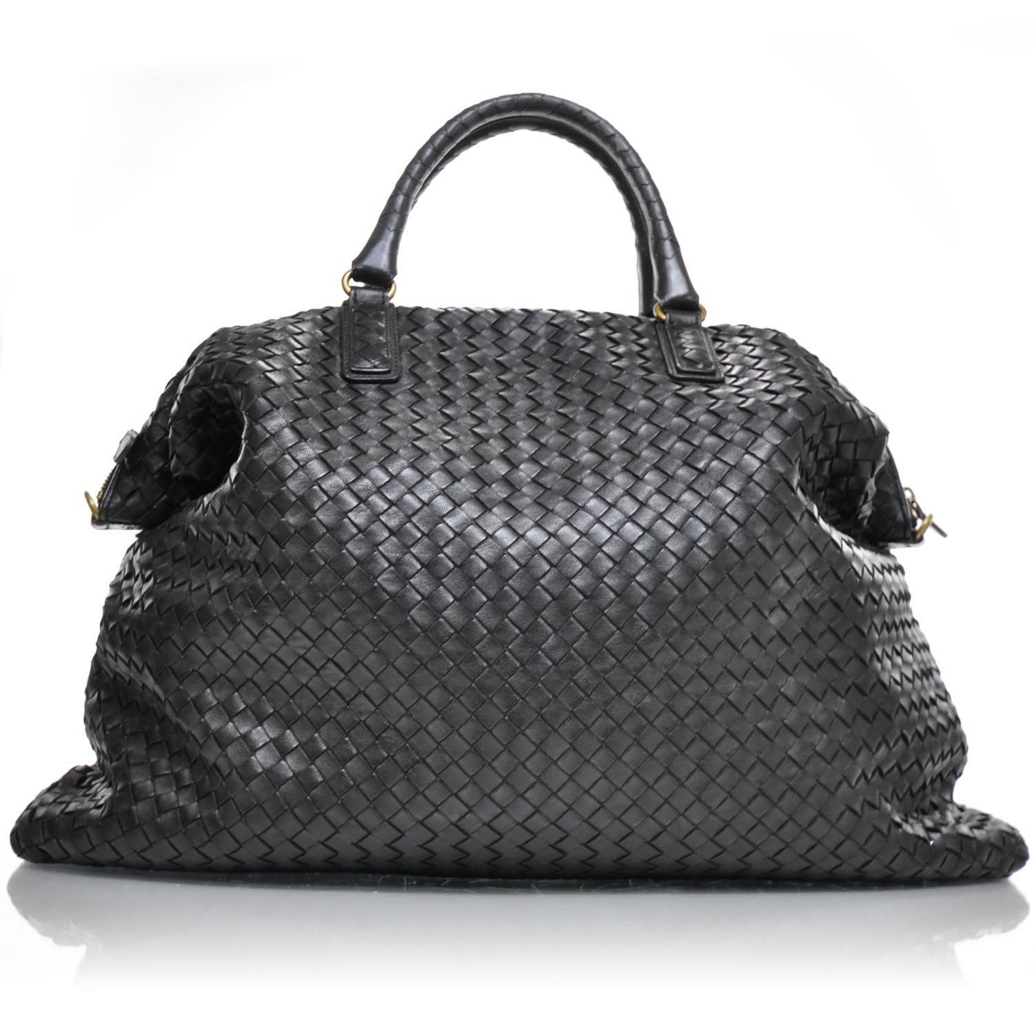 BOTTEGA VENETA Nappa Intrecciato Convertible Bag Nero Black 26821