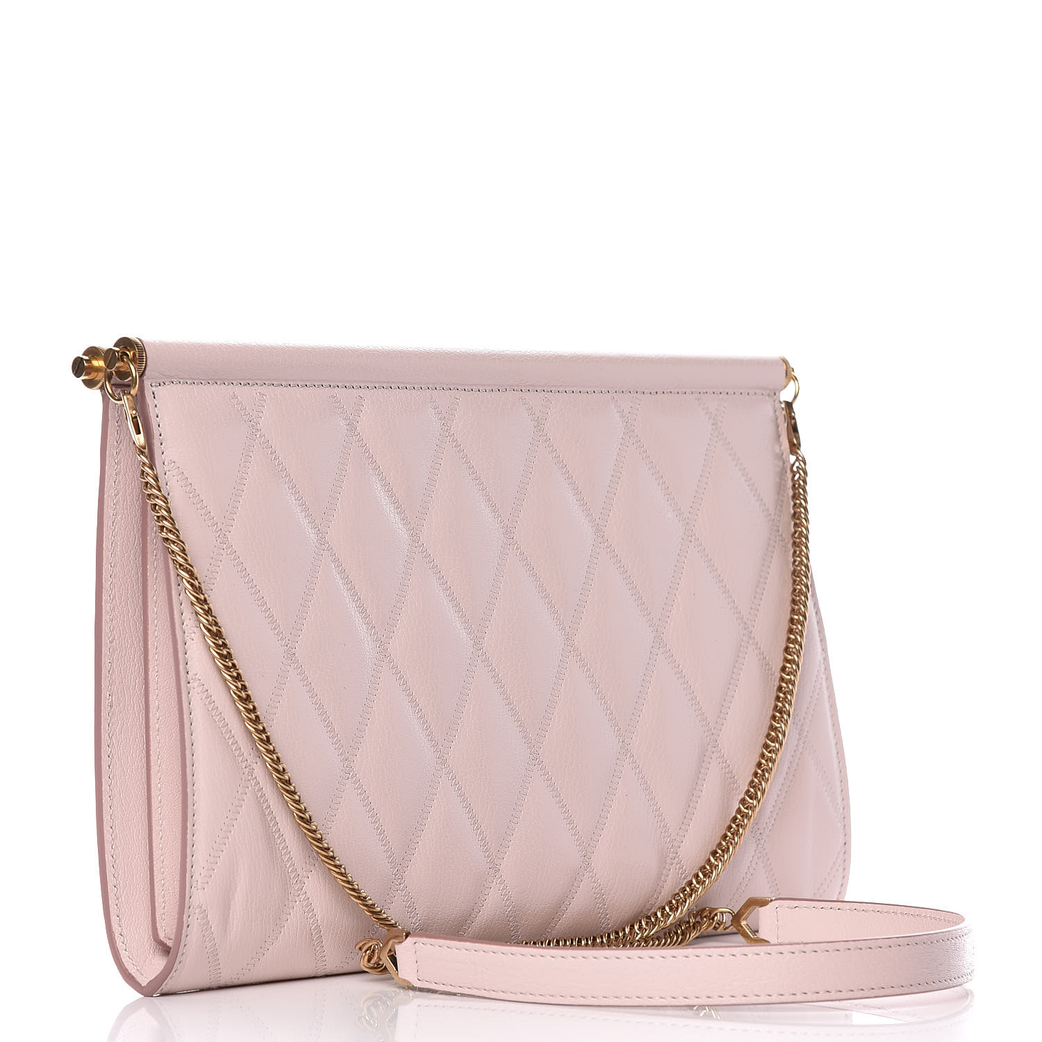 GIVENCHY Goatskin Quilted Medium Gem Bag Natural 405986 | FASHIONPHILE