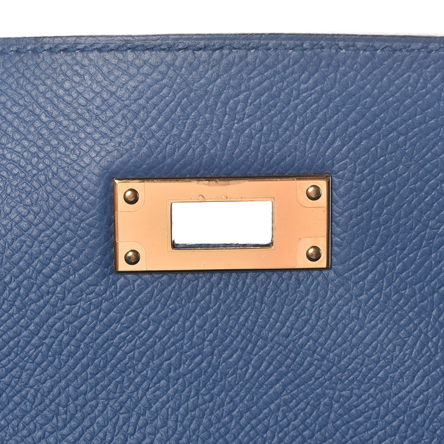 HERMES Epsom Kelly Sellier 28 Bleu Agate 405615