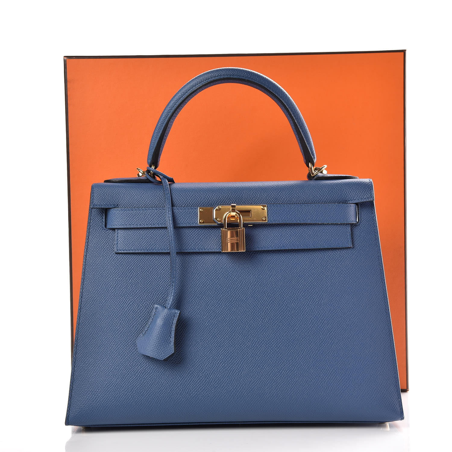 hermes kelly 28 blue