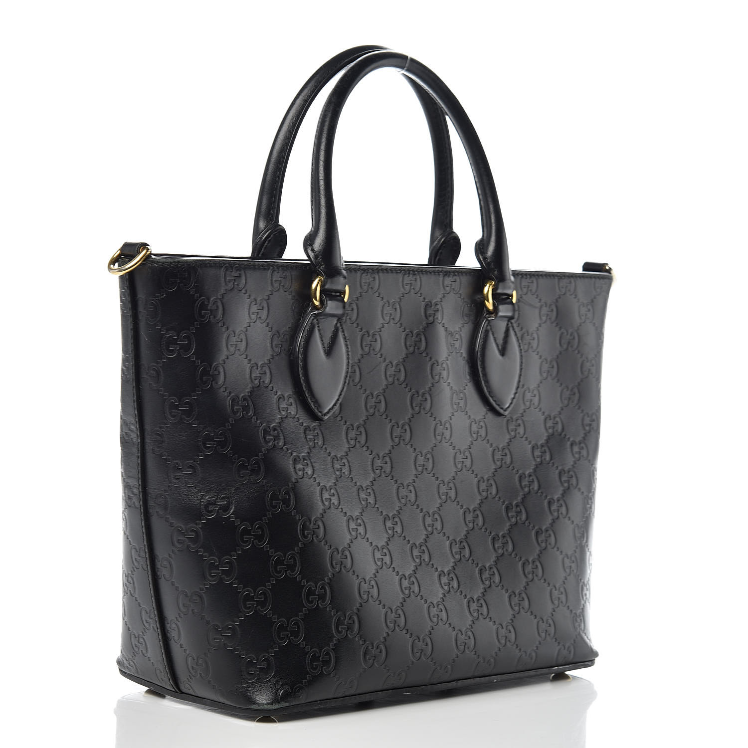 black guccissima bag