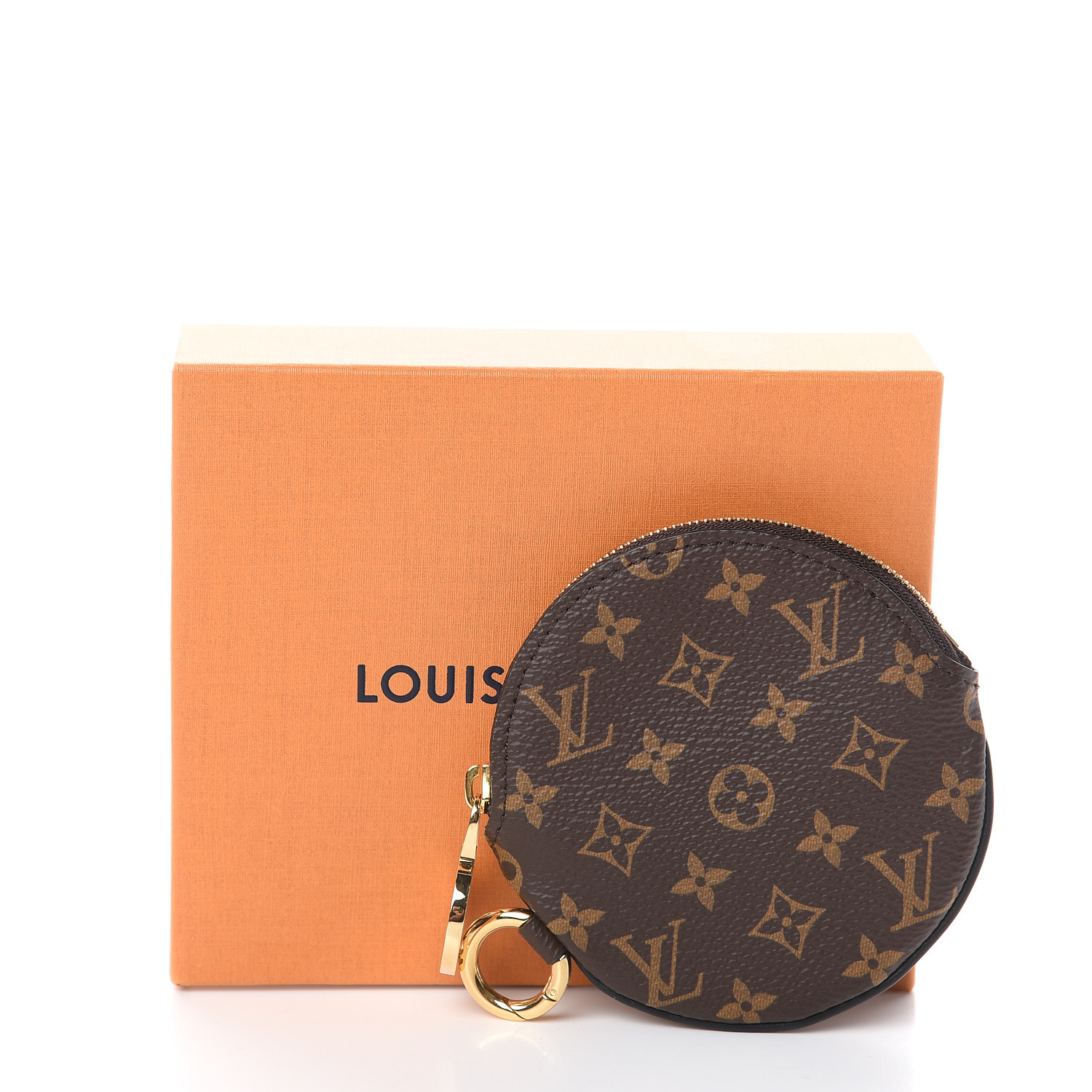 LOUIS VUITTON Mini Monogram Trio Pouch Round Coin Purse 575177