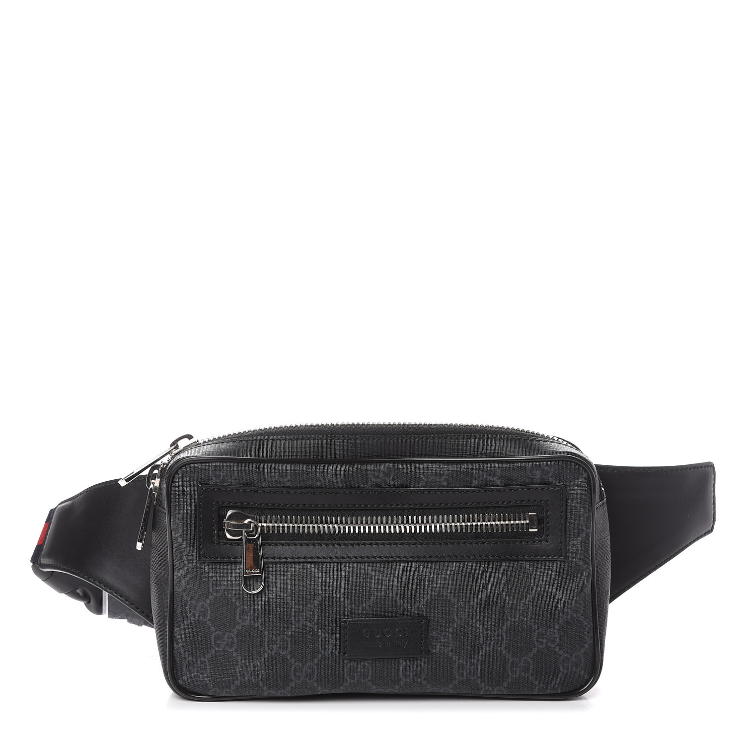 gucci gg supreme belt bag black