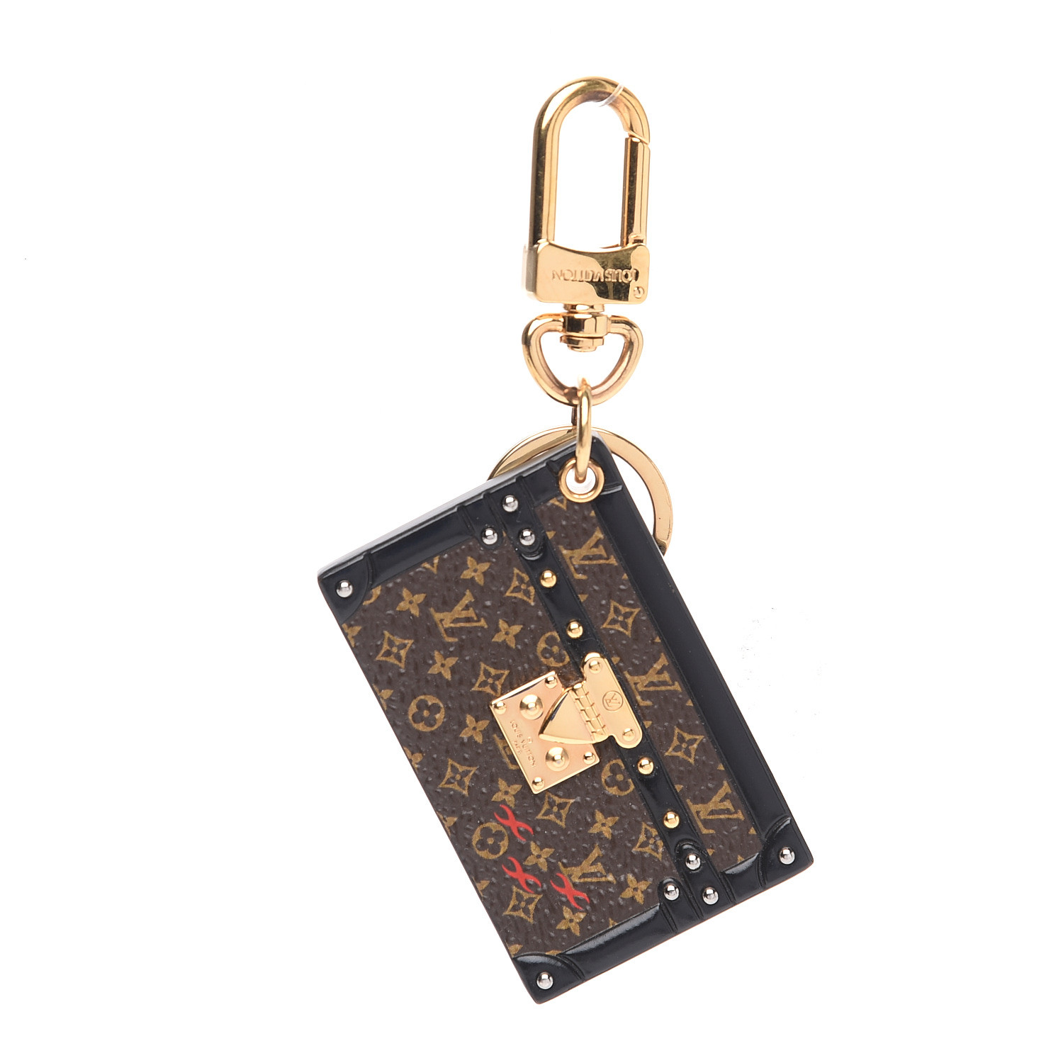 lv crafty square pouch bag charm and key holder