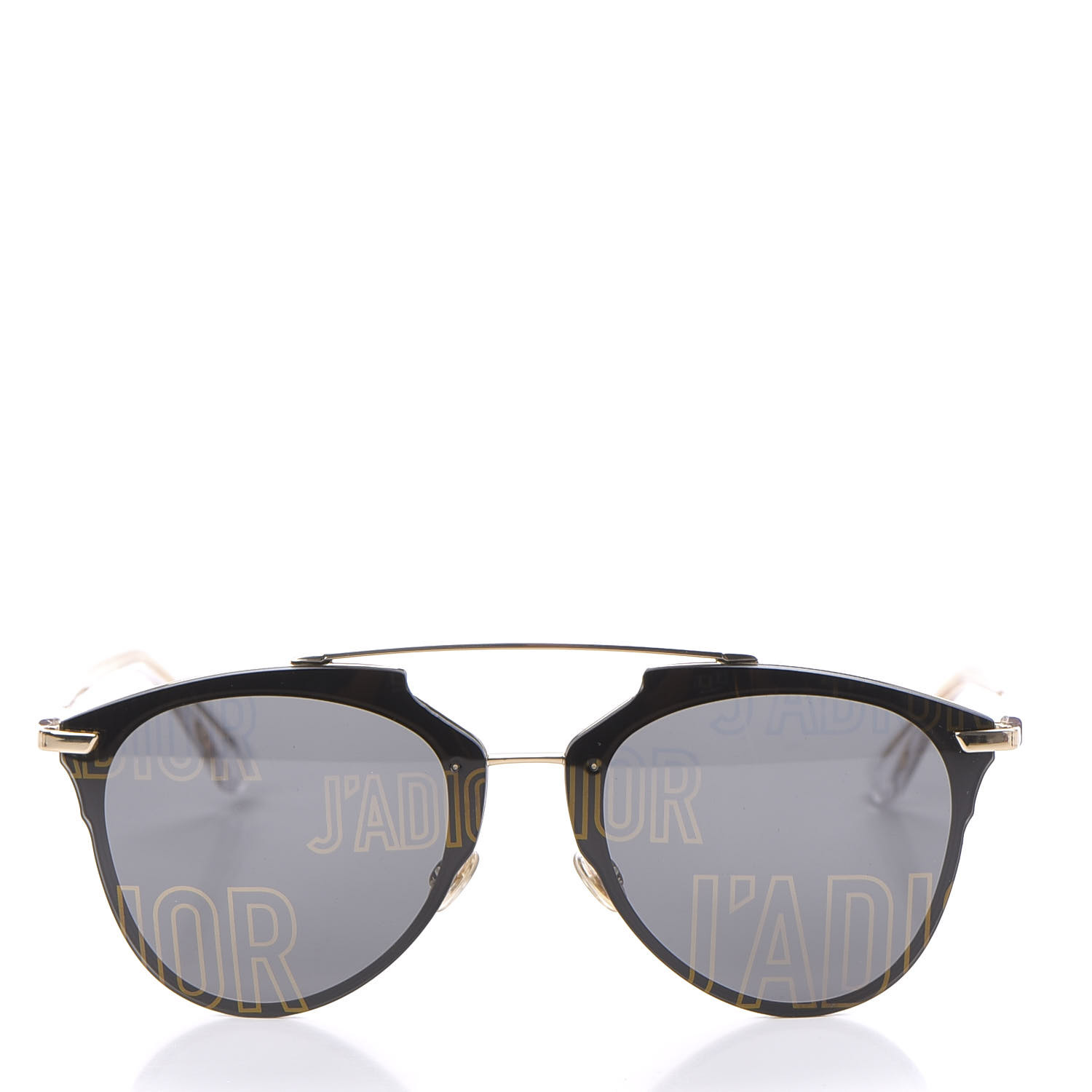 dior reflected sunglasses black