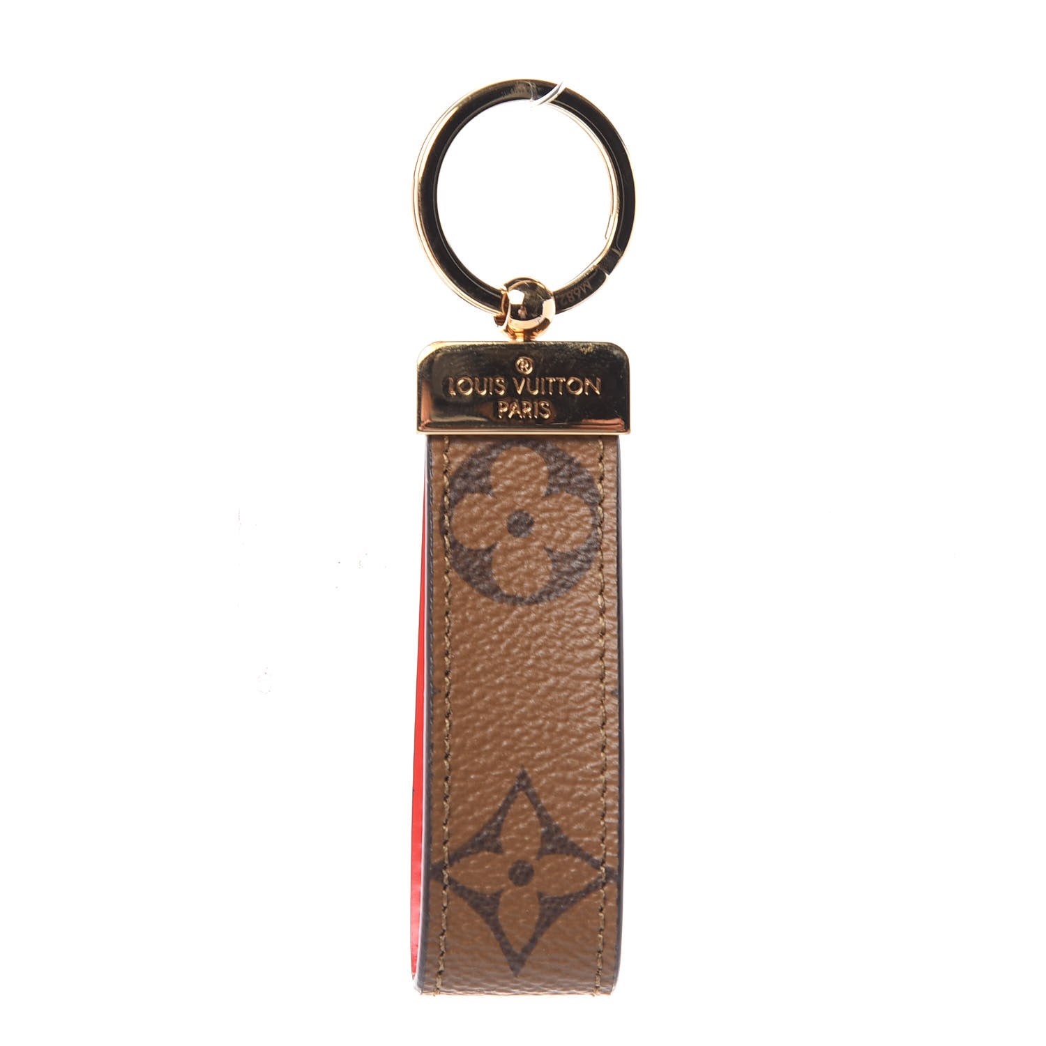 LOUIS VUITTON Reverse Monogram Dragonne Key Holder 612527