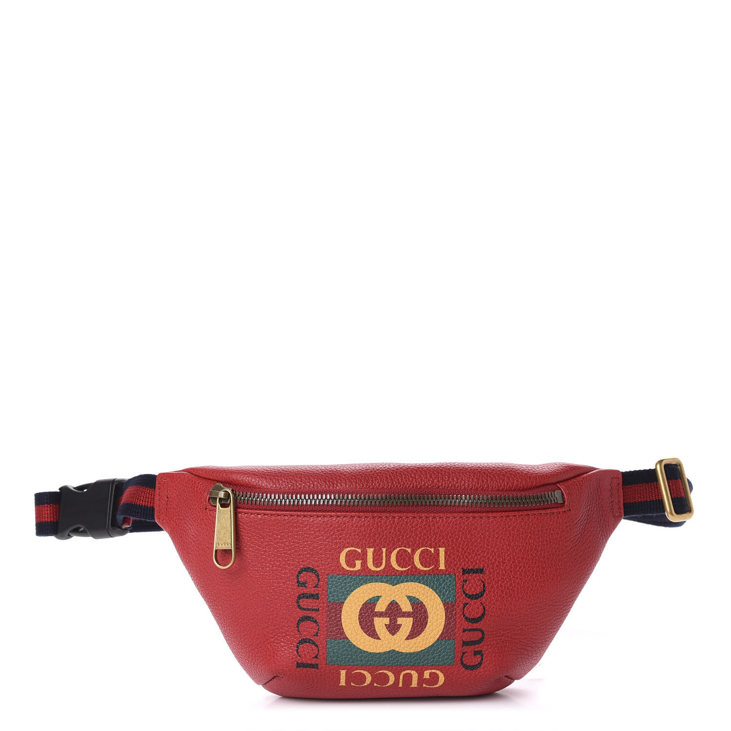 gucci print belt bag