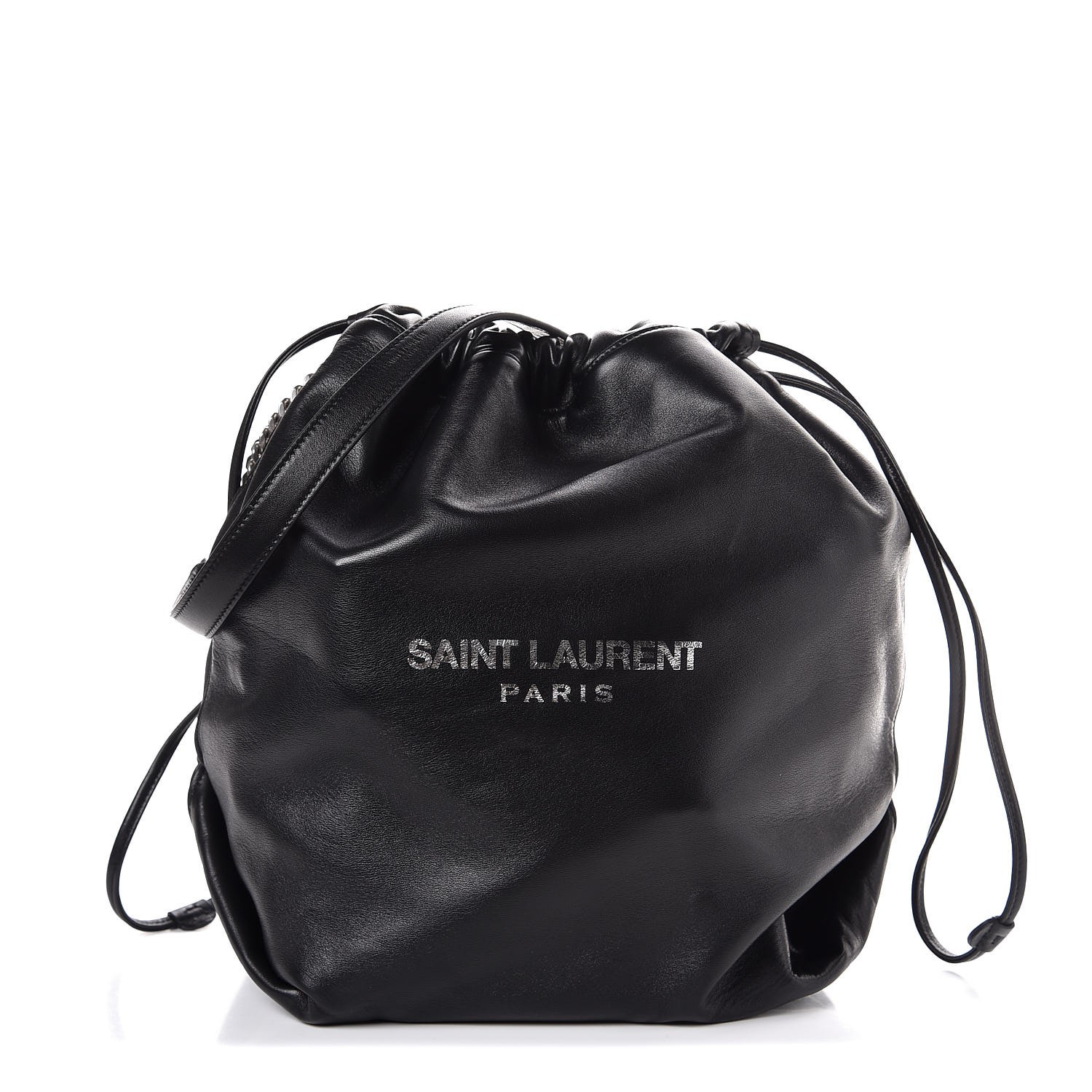 saint laurent drawstring bag