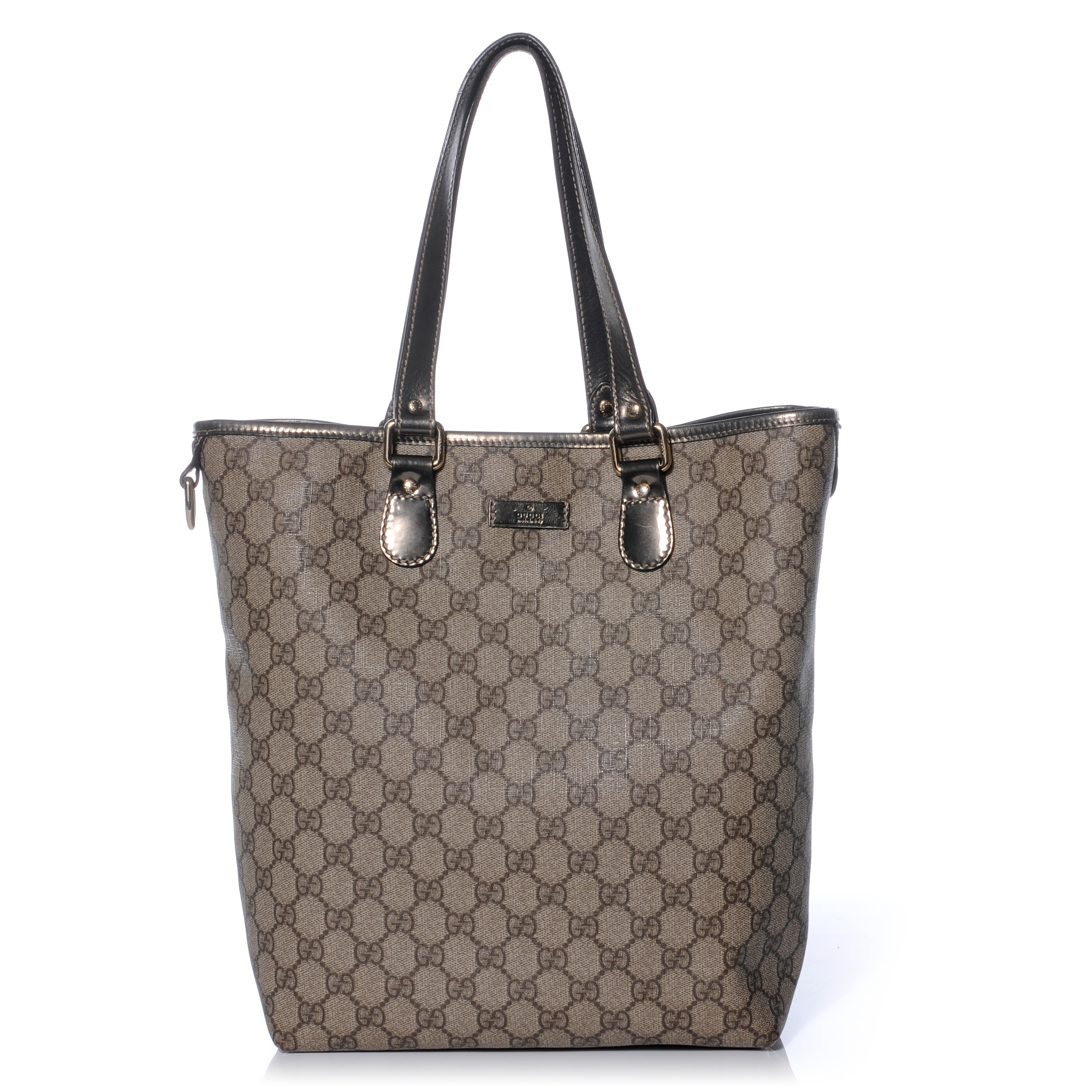 GUCCI GG Plus Monogram Joy Shopper Tote Metallic 42104 | FASHIONPHILE