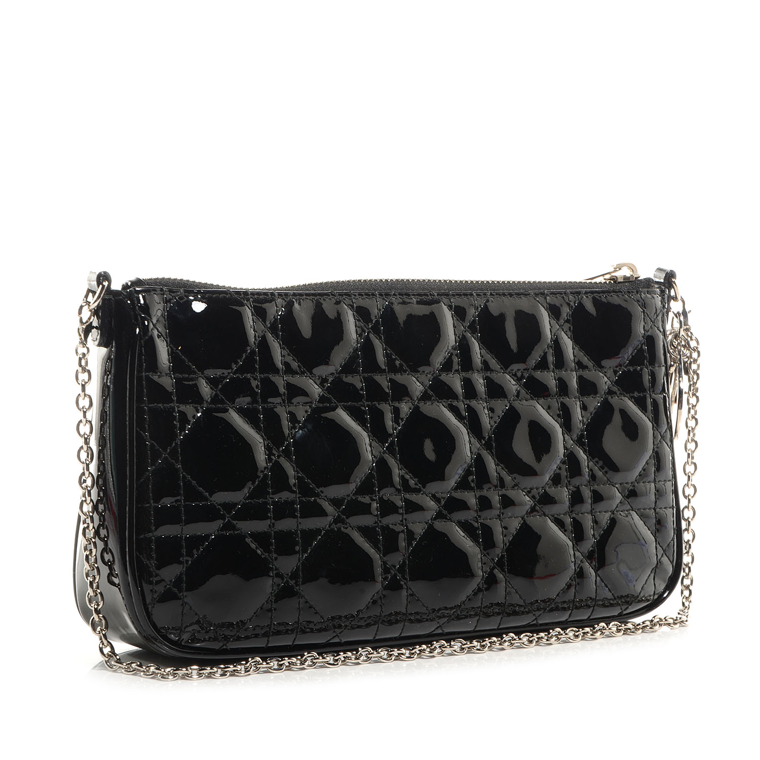 christian dior black clutch