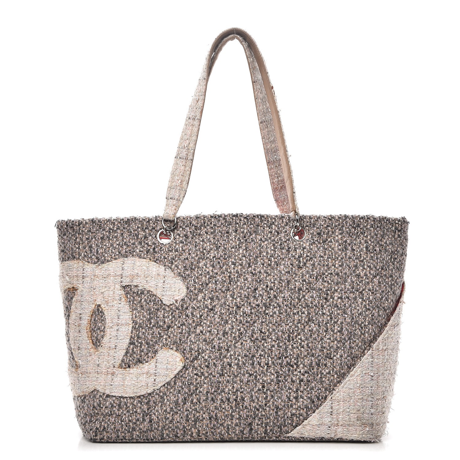 chanel quilted tweed bag