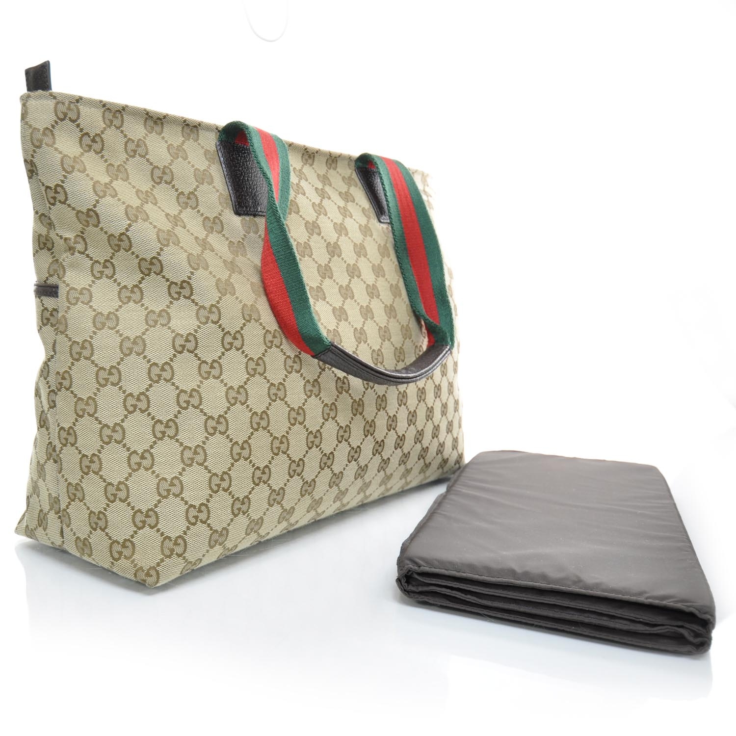 pre owned gucci diaper bag