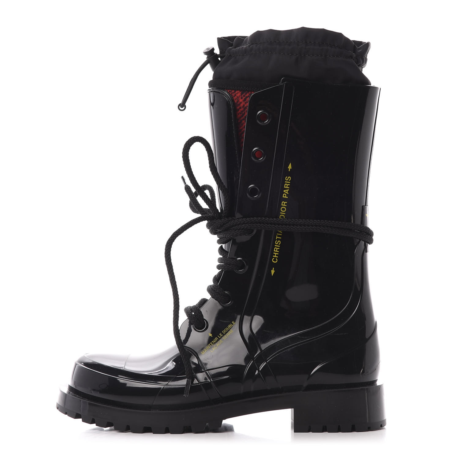 christian dior rubber boots