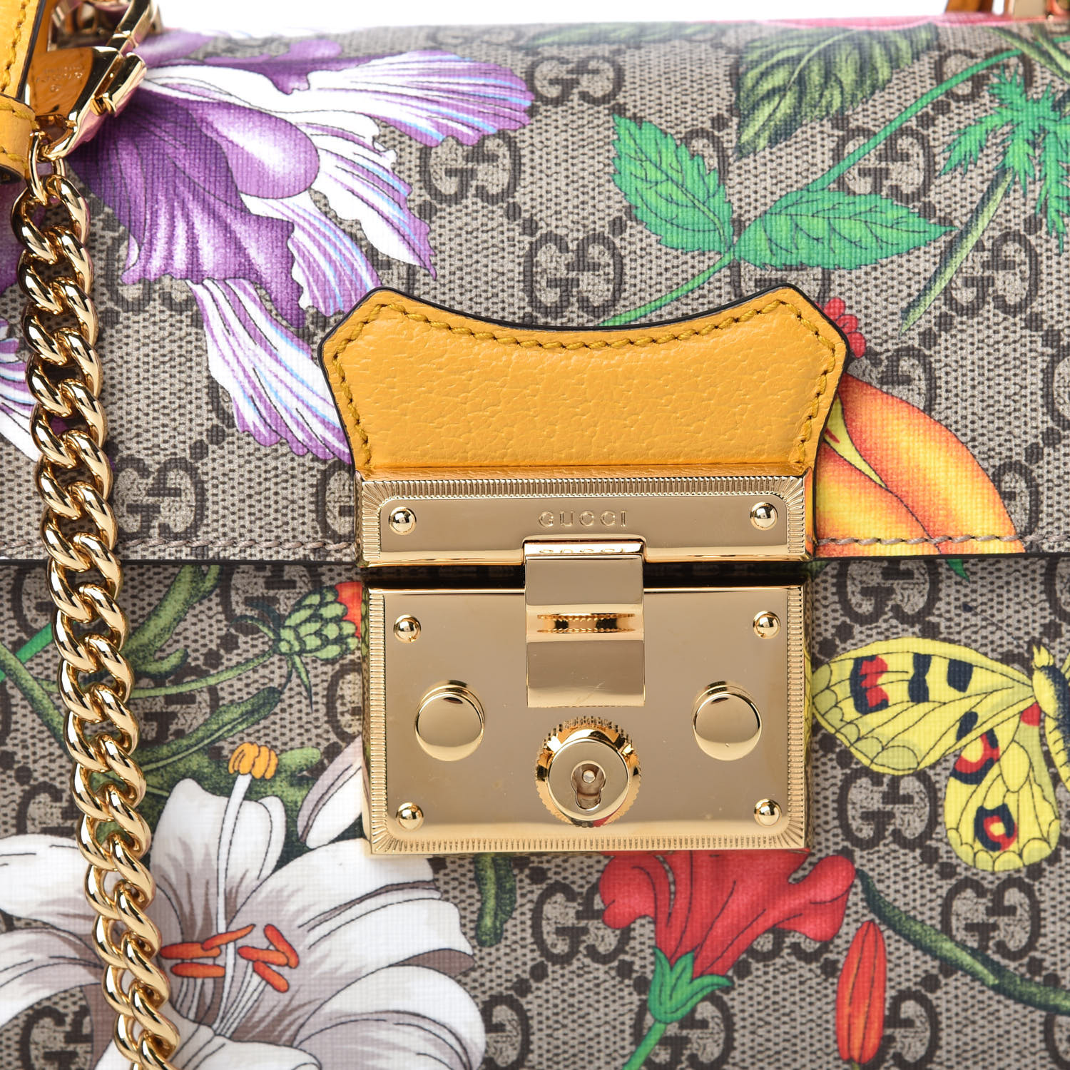 gucci padlock flora