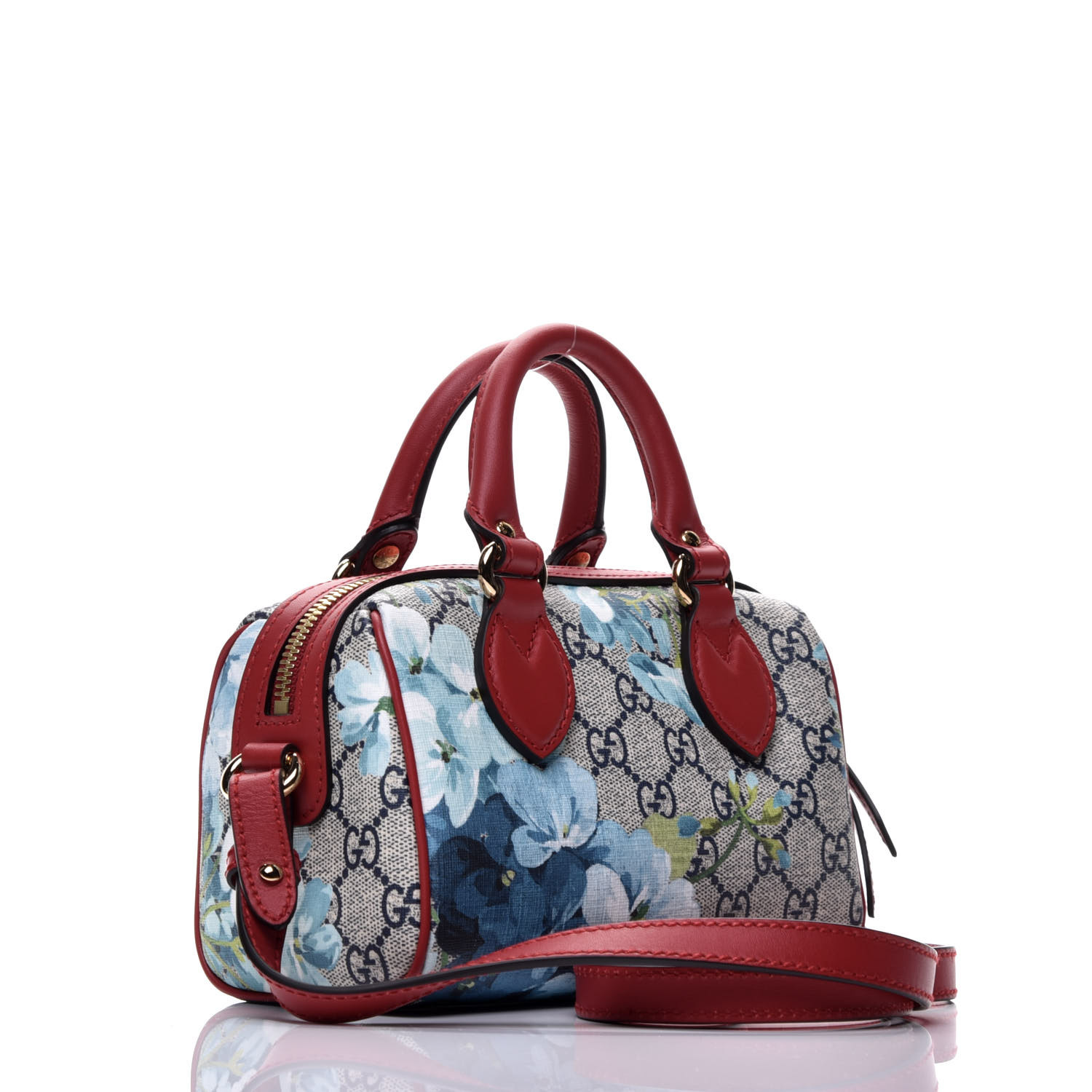 gucci blooms gg supreme boston bag