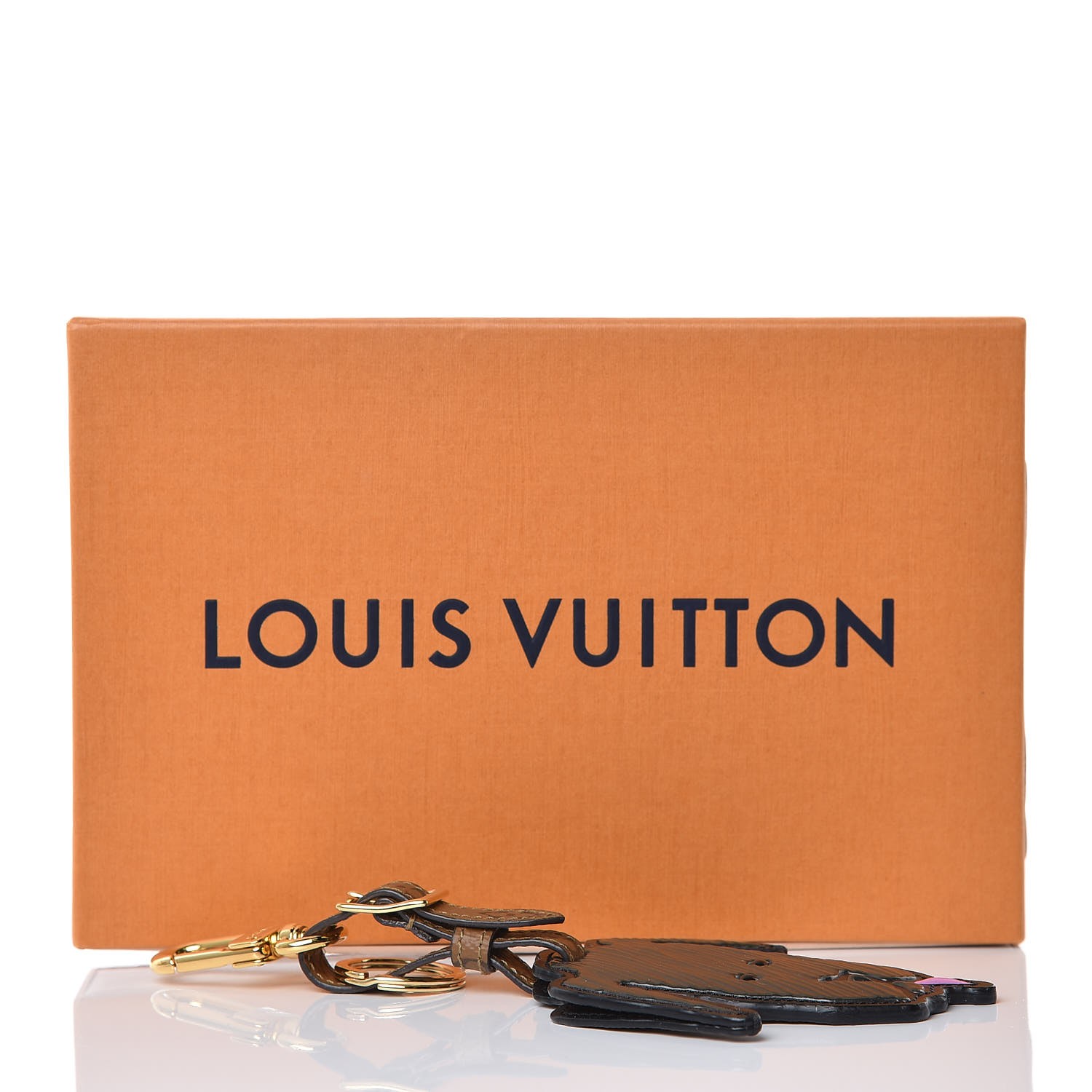 Louis Vuitton // Monogram Portukure Upside Down Bag Charm Key