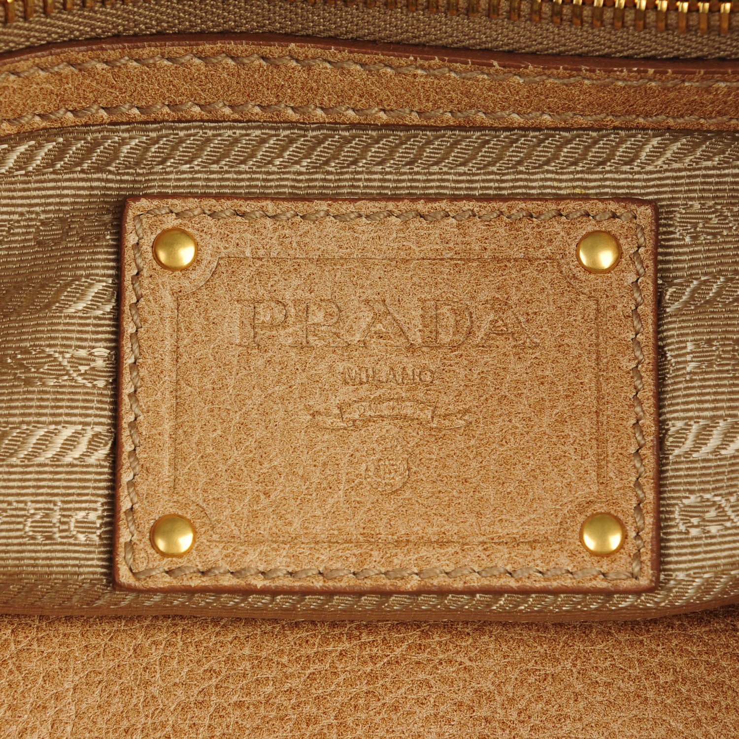 Prada Cervo Antik Deerskin PRADA Cervo Antik Deerskin Shoulder Bag Quarzo Sfumato 140603