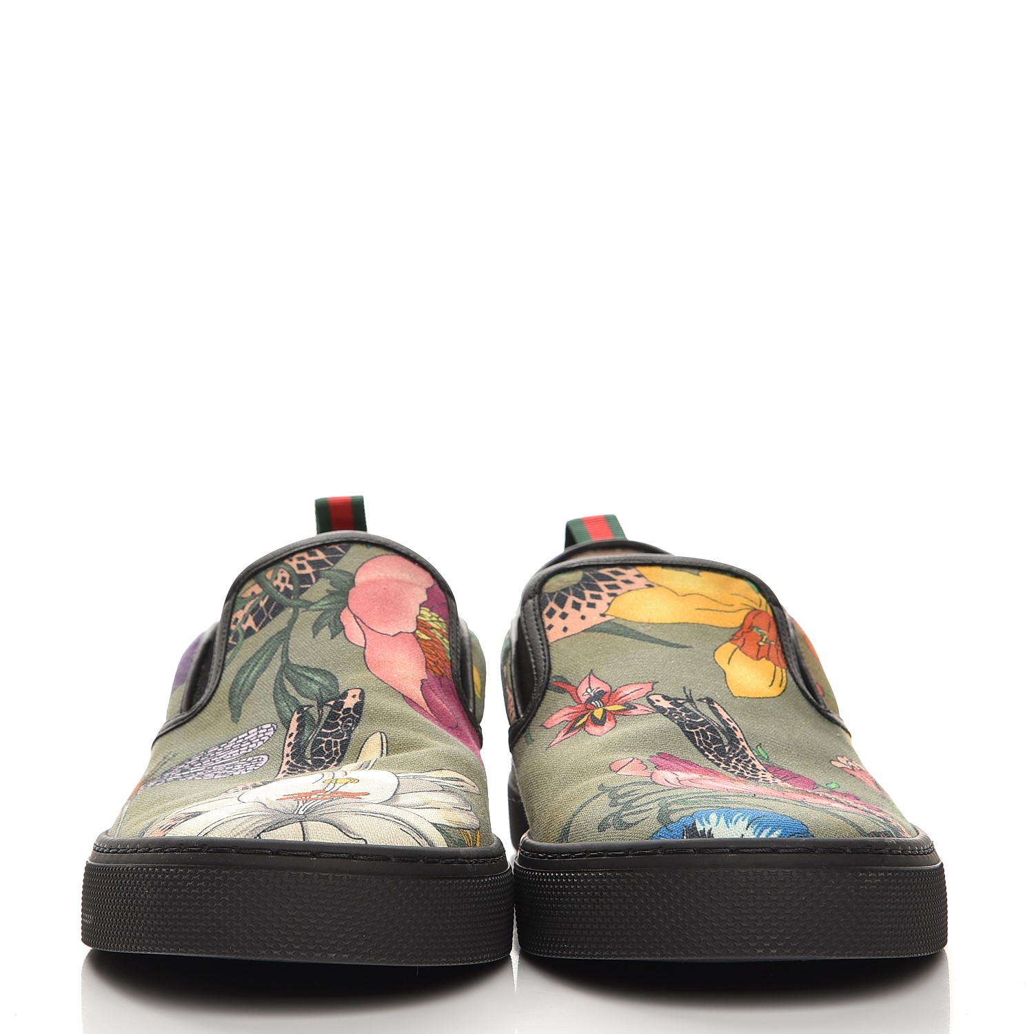 gucci dublin slip on sneakers