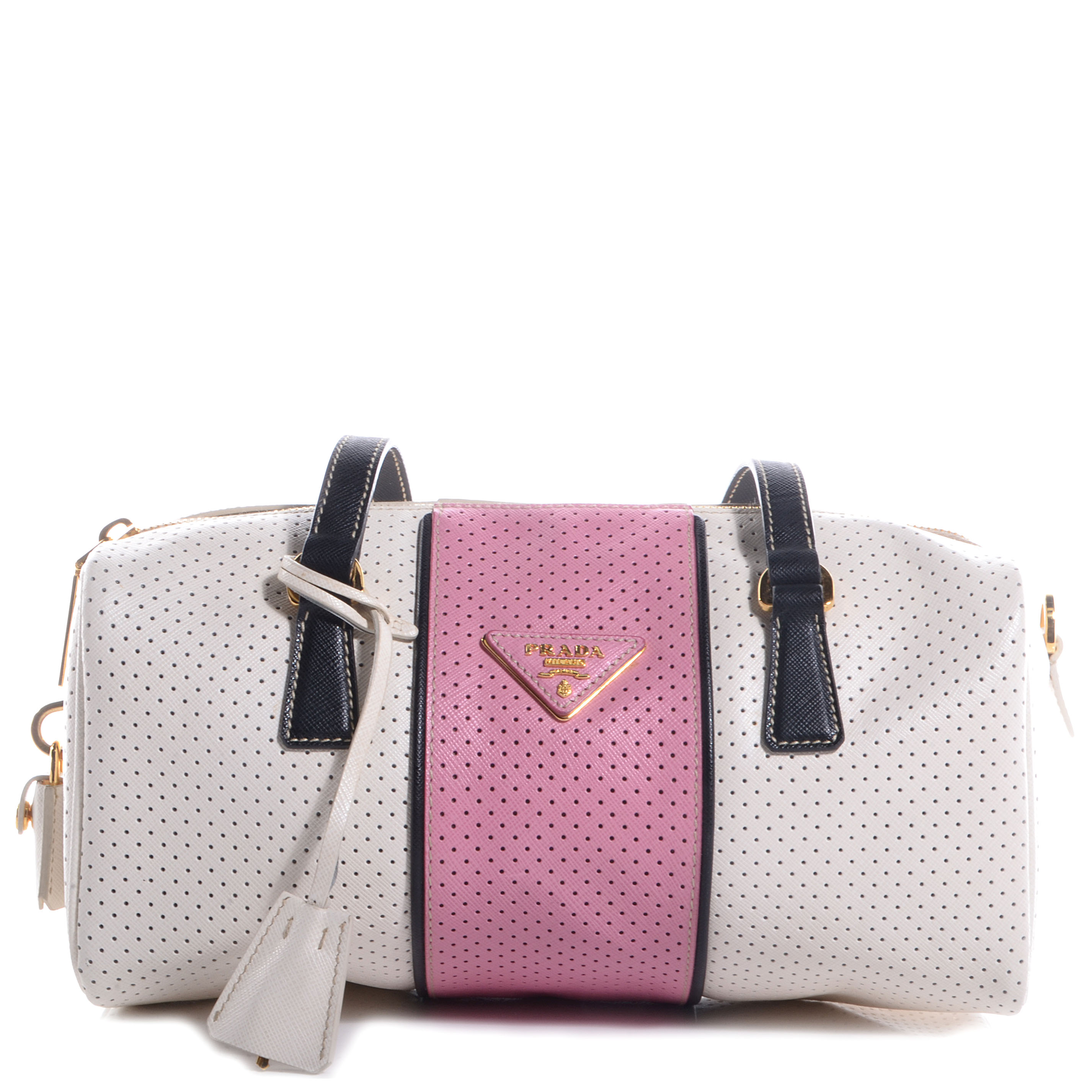 prada perforated bag