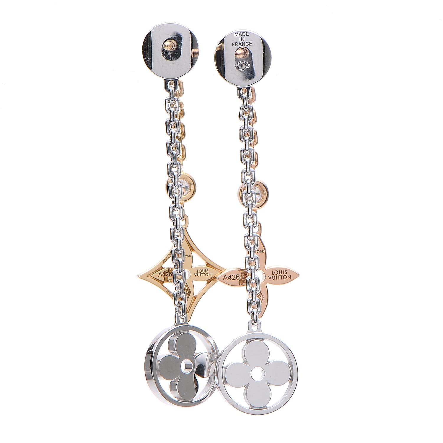 Louis Vuitton Idylle Blossom Mono Chain Earring - IetpShops shop online
