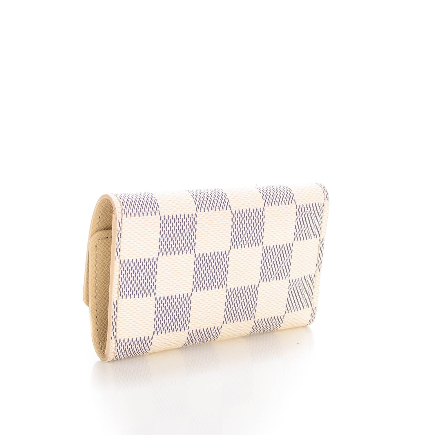 louis vuitton key holder damier azur